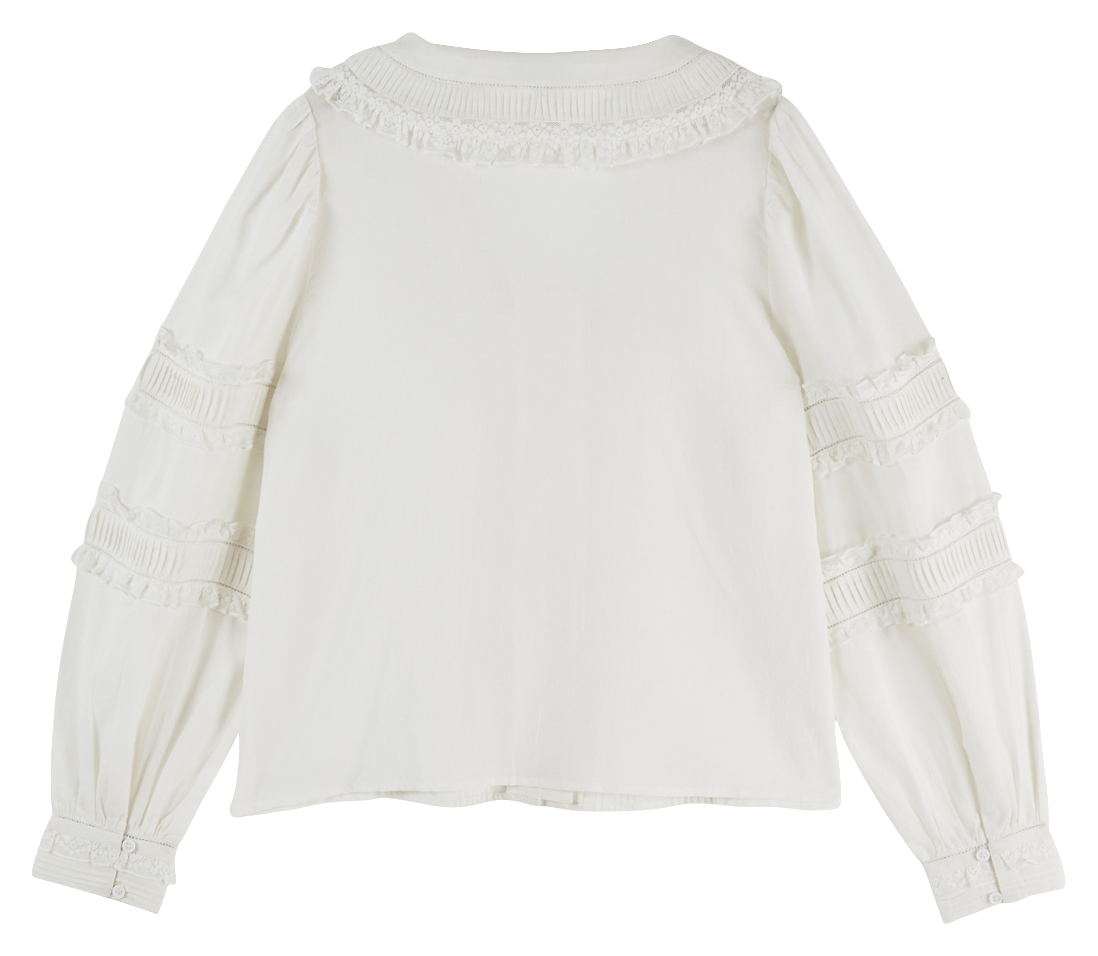 Blouse col V en coton bio EMILE ET IDA Beige