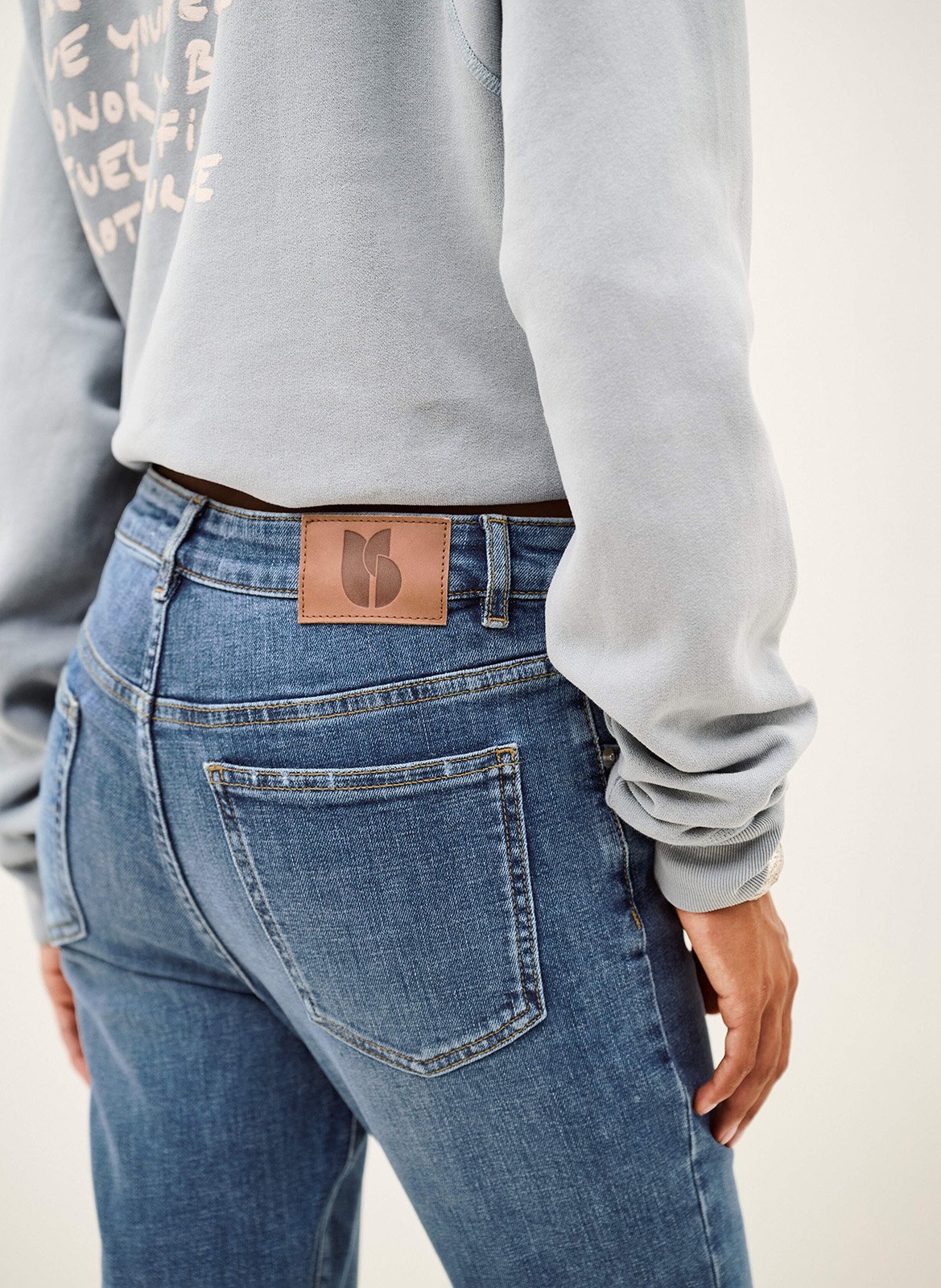 Slimfit-Jeans mit 5 Taschen BA&SH Blau