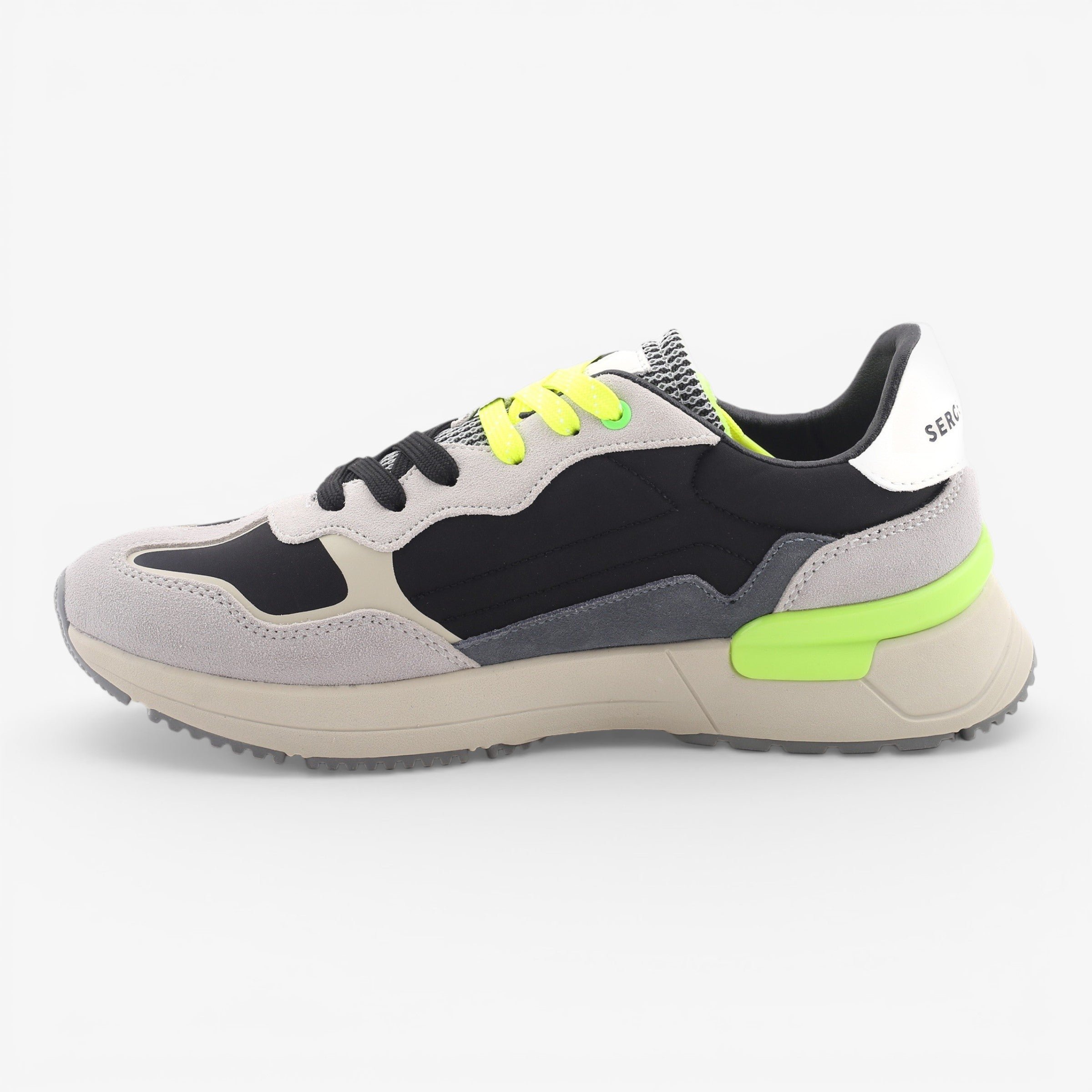 Black Geneva sneakers SERGE BLANCO Black