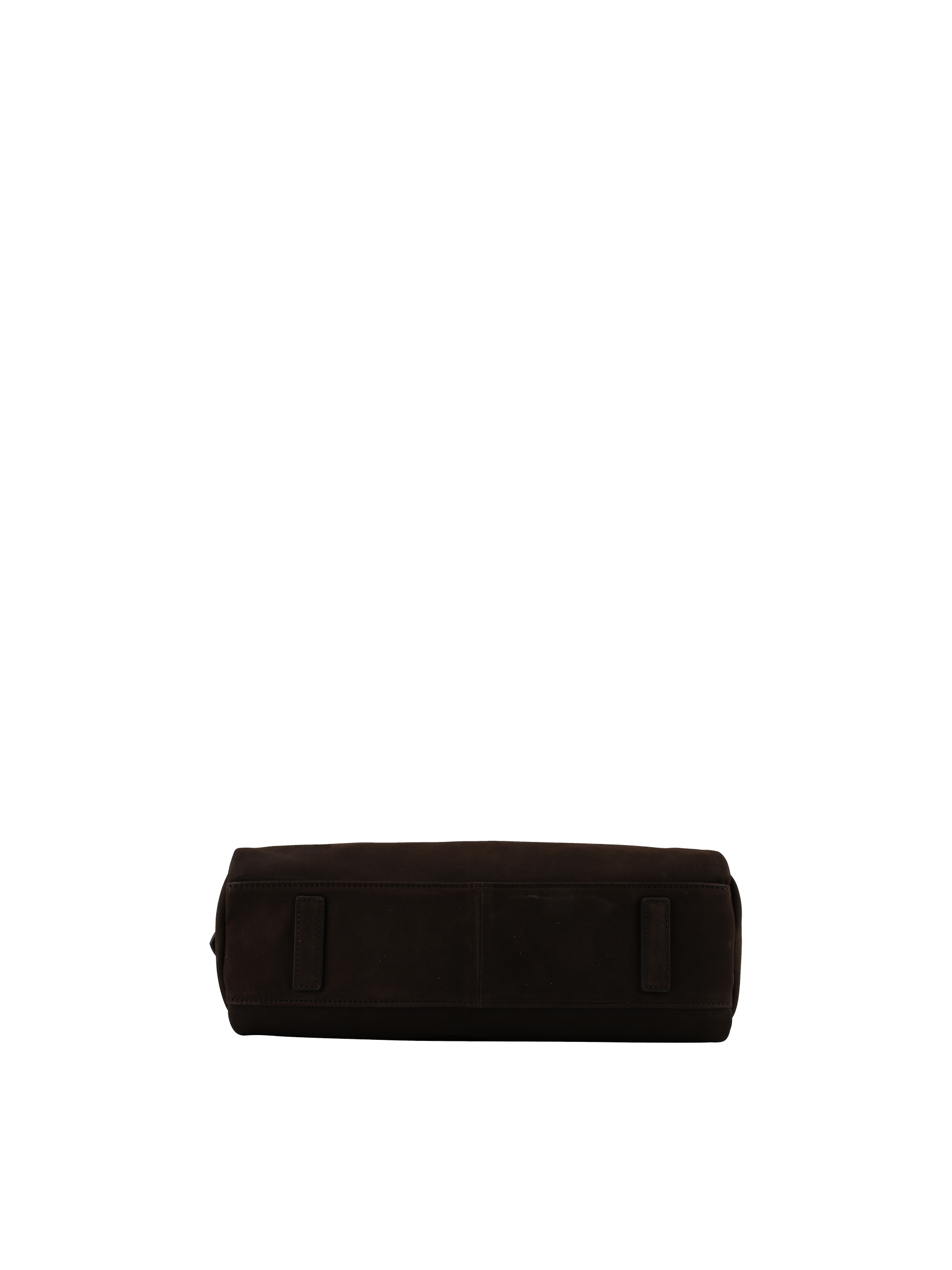 Shoulder bag in cowhide leather with nubuck finish | Brown POURCHET Women