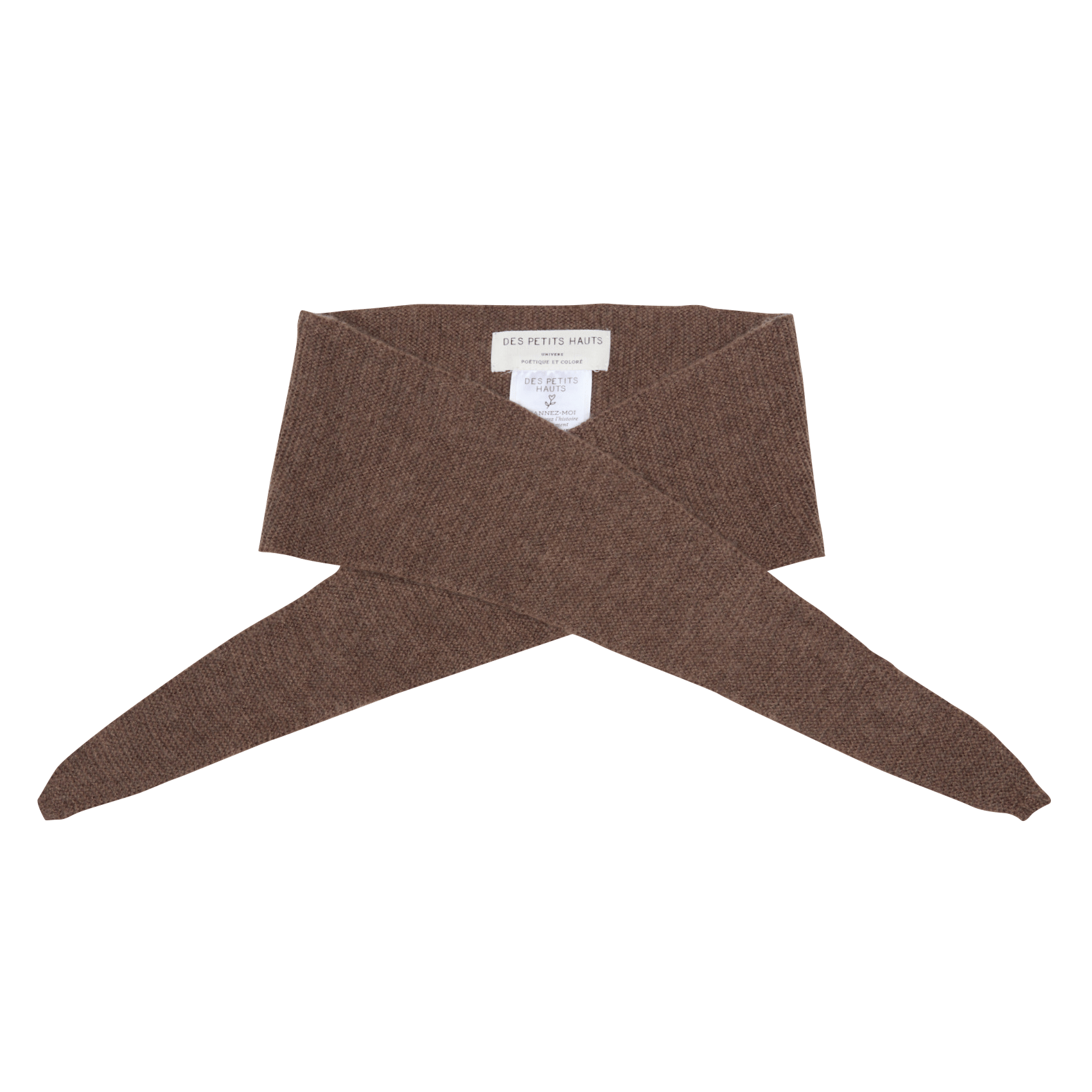 Sjaal van merinoswol met jacquardmotief DES PETITS HAUTS