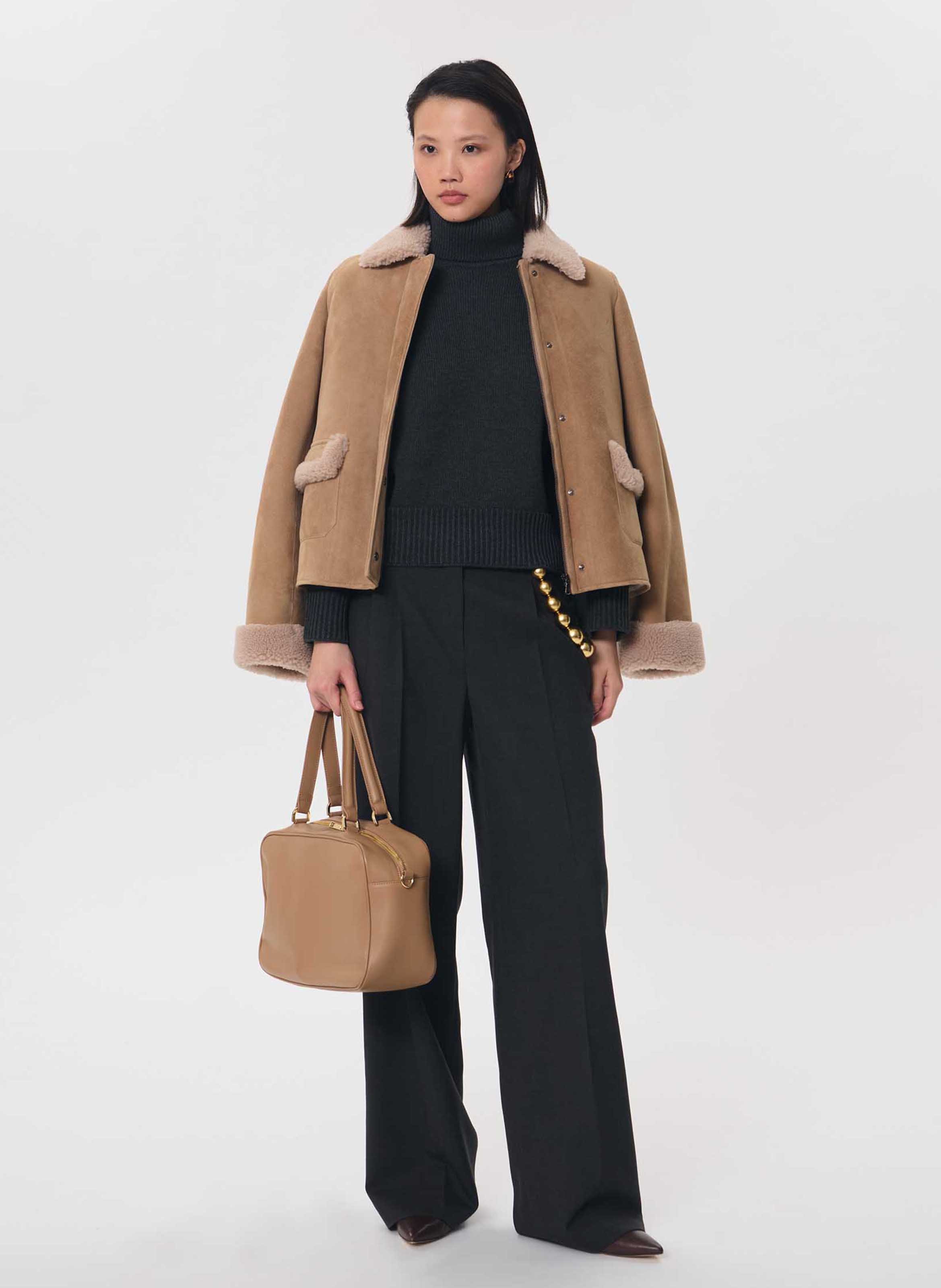 Oversized coltrui | Grijs TARA JARMON Dames