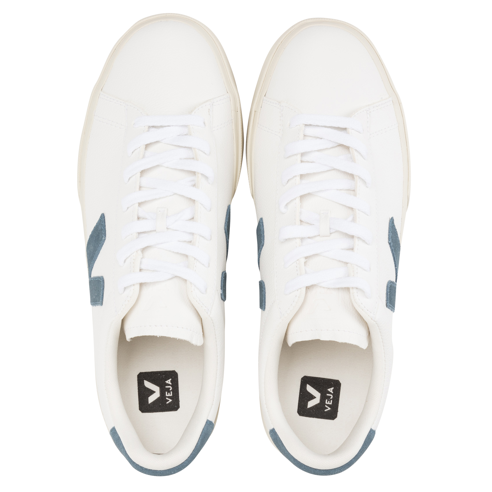 Low-top leather trainers VEJA White