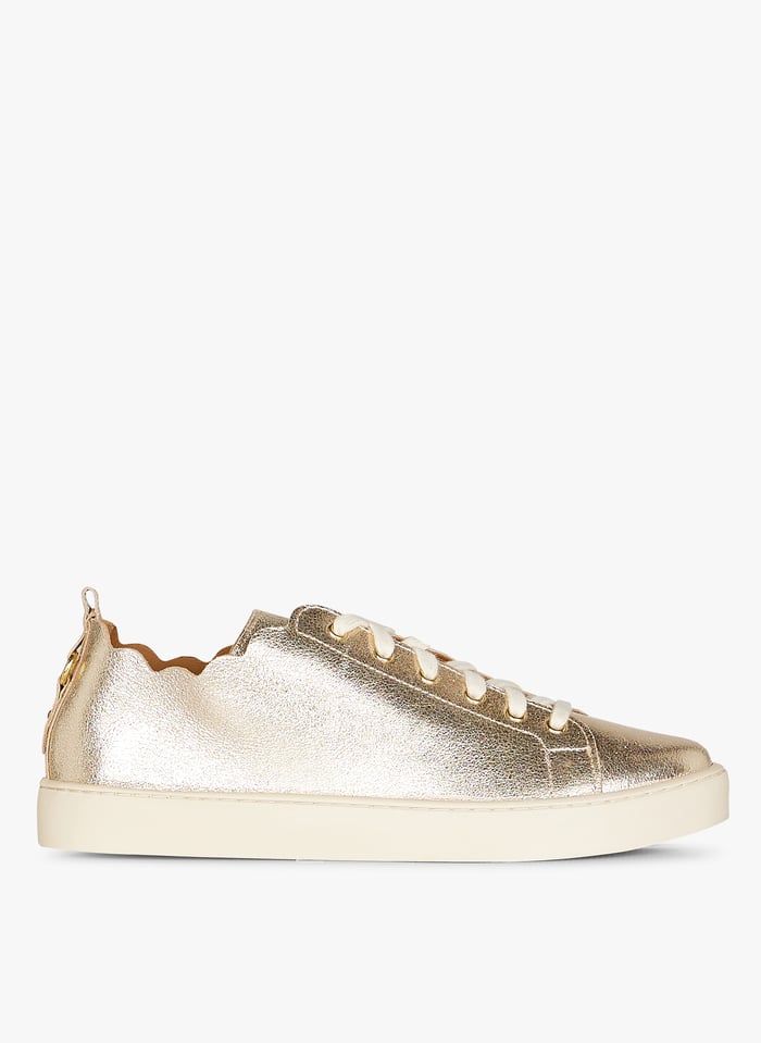 Frye gold sneakers sales