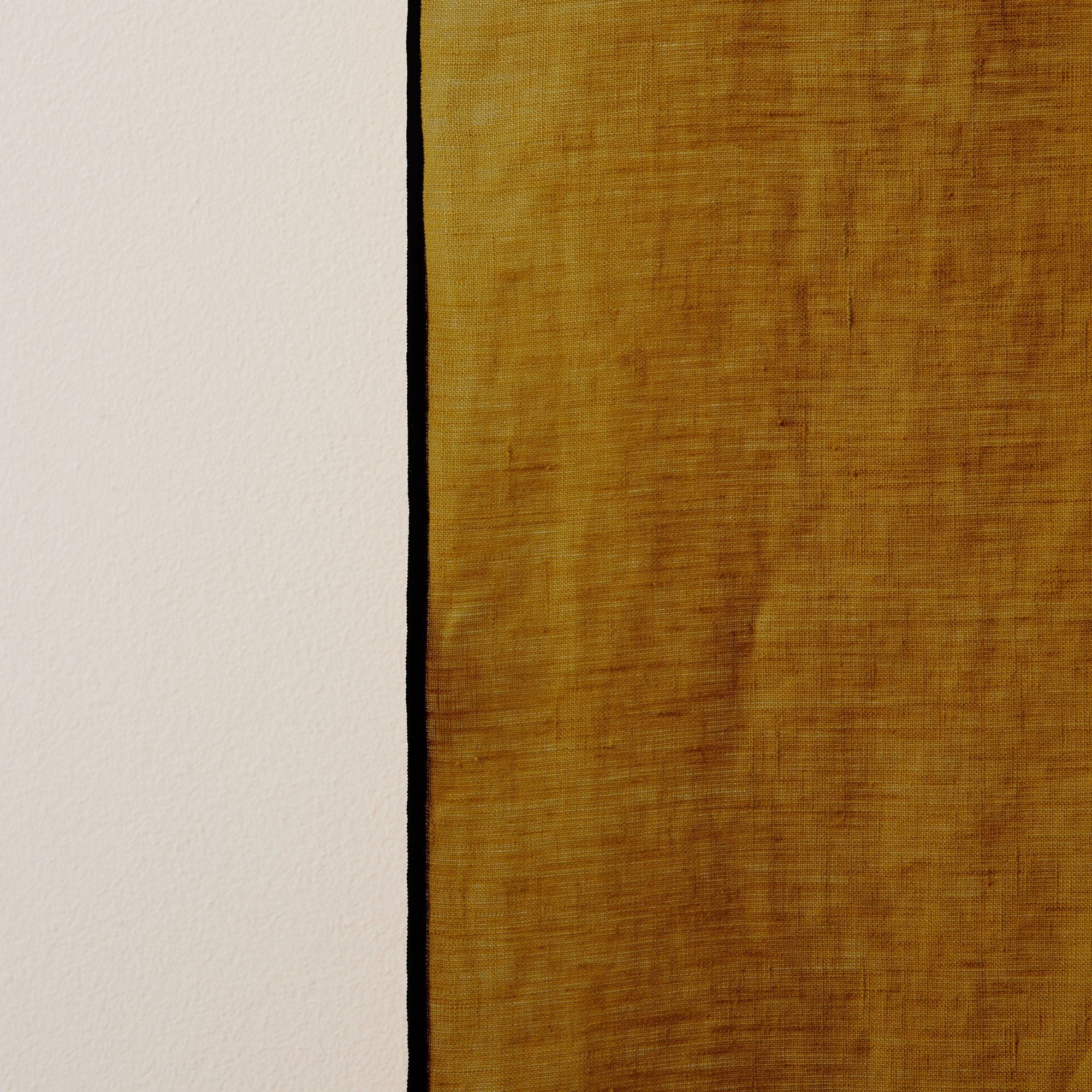 Pleated ribbon curtain MADURA Brown