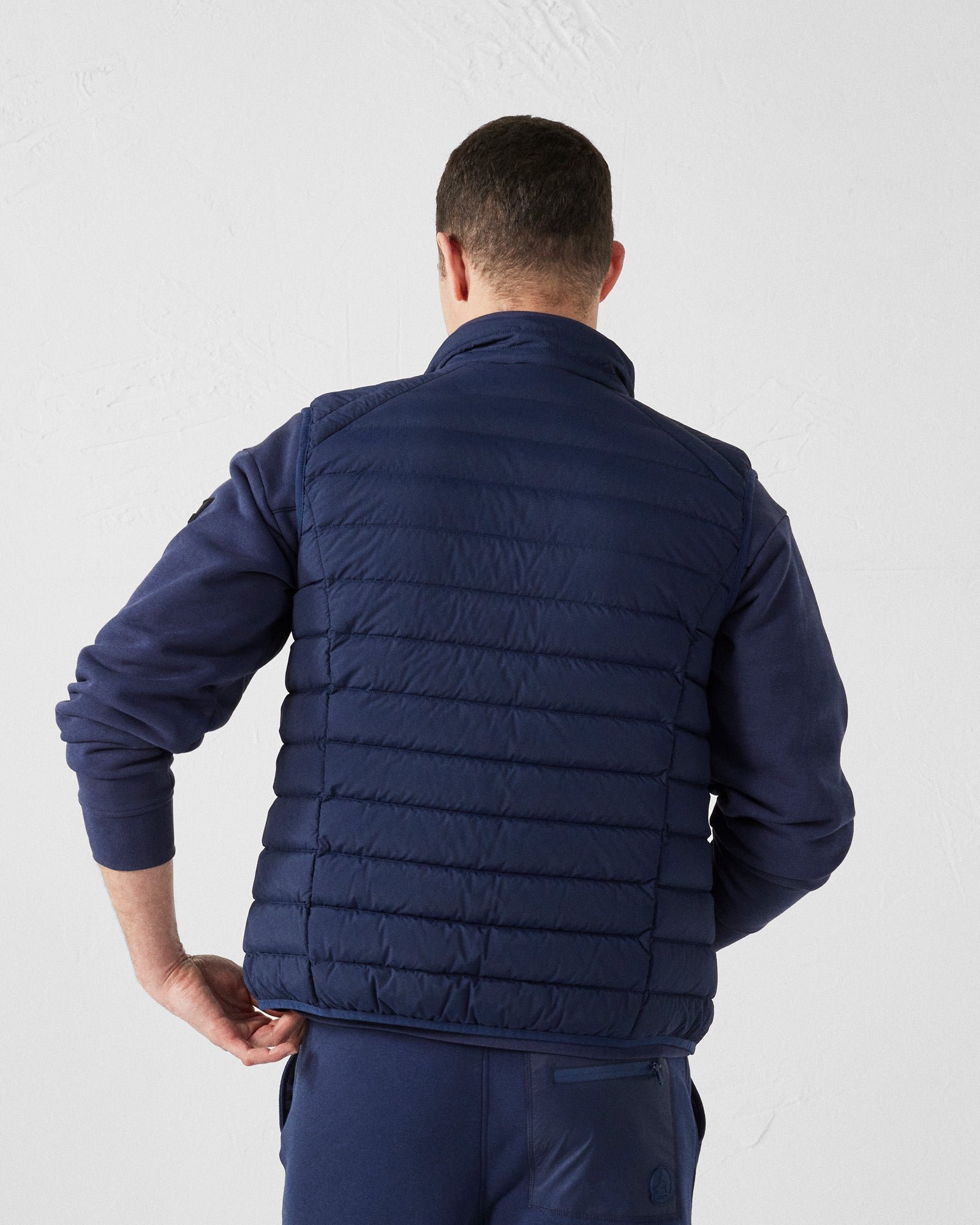 Stretch sleeveless puffer jacket Arafo JOTT Blue