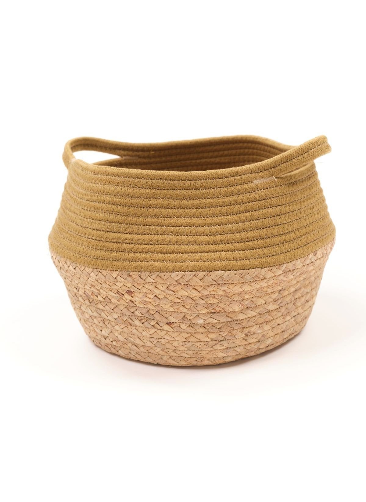 Round cotton basket FACTORY Brown