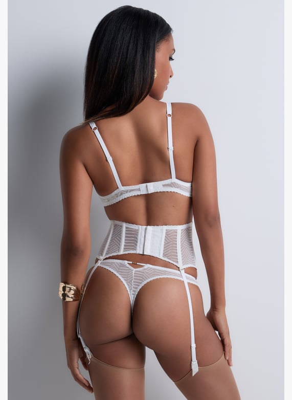 Underwired demi-cup bra | White by AUBADE Underwired demi-cup bra White