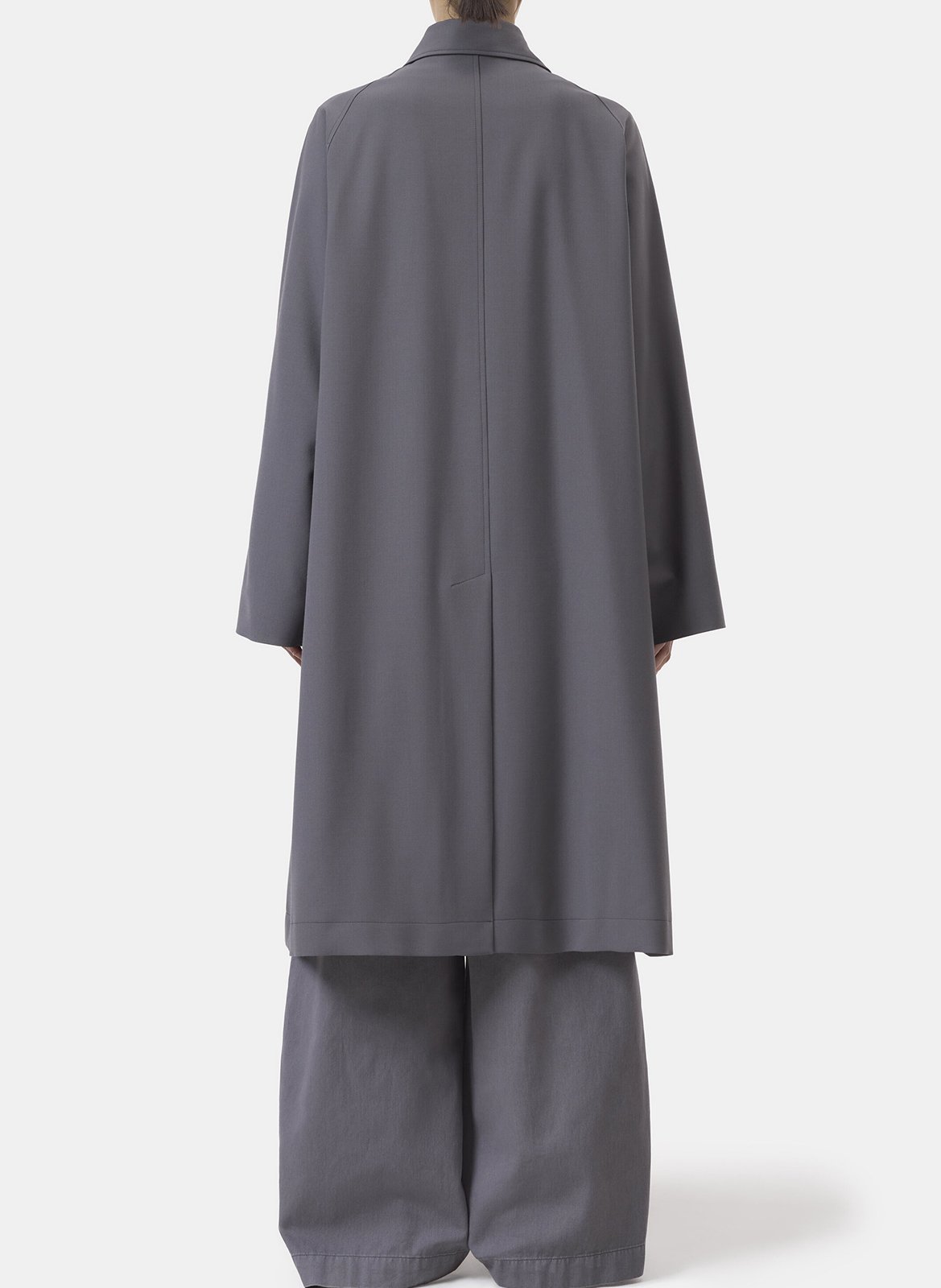 Manteau mi-long ample uni CLOSED Gris