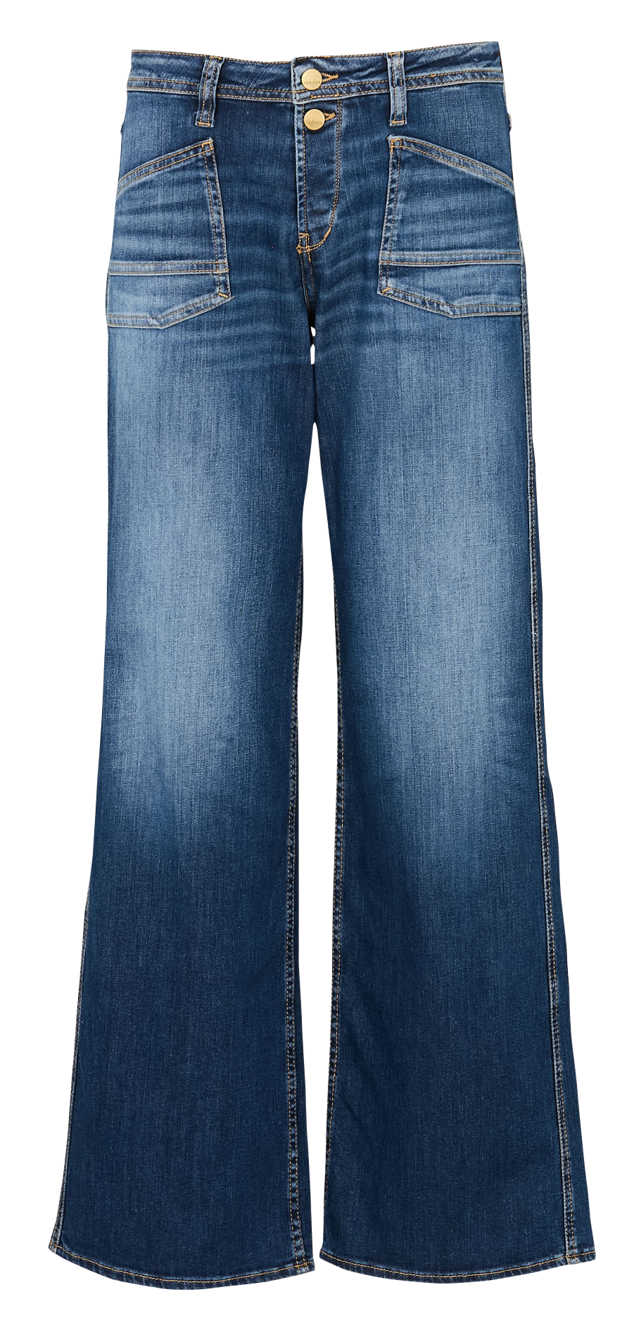 Jean large en coton mélangé LE TEMPS DES CERISES Bleu