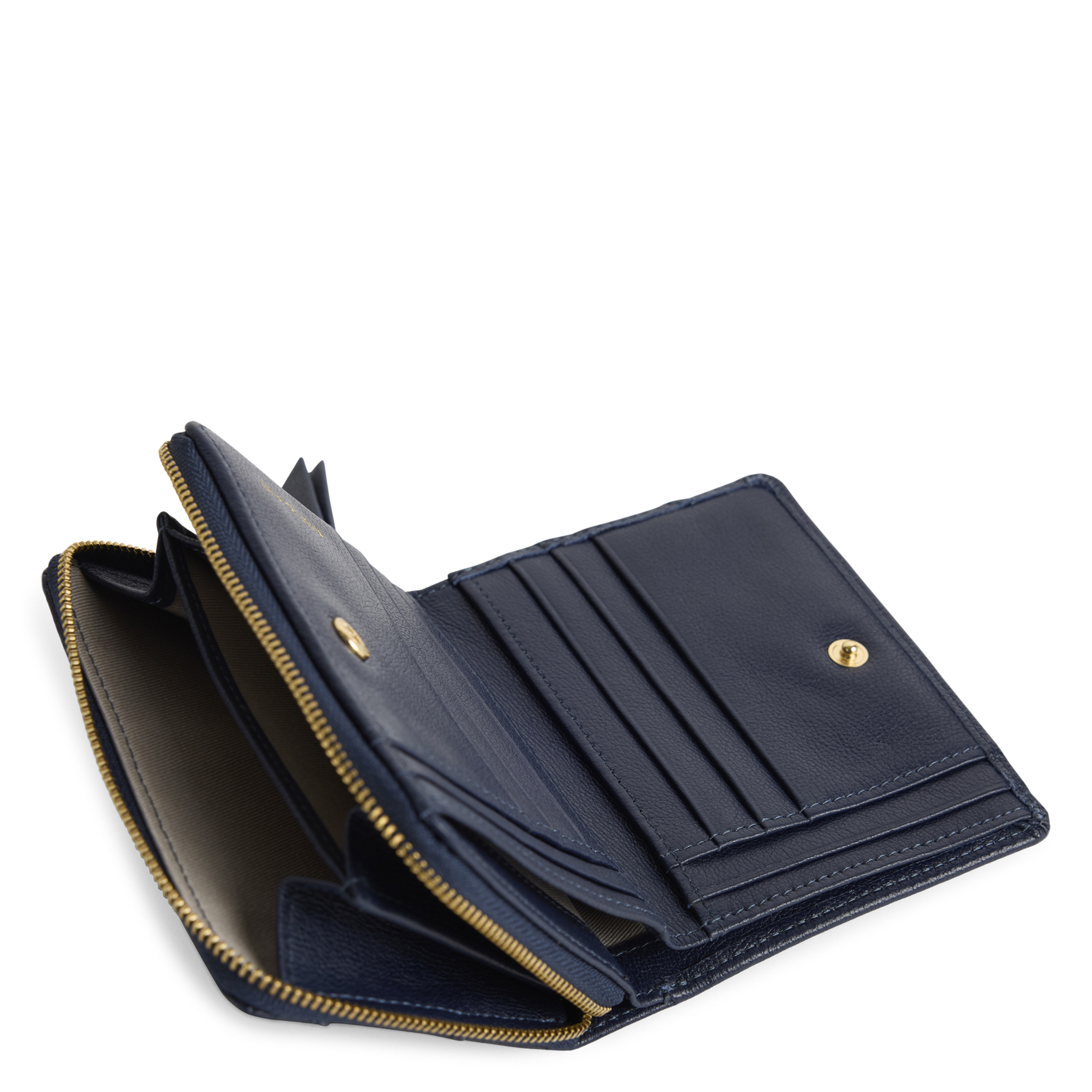 Portefeuille en cuir NAT & NIN Bleu