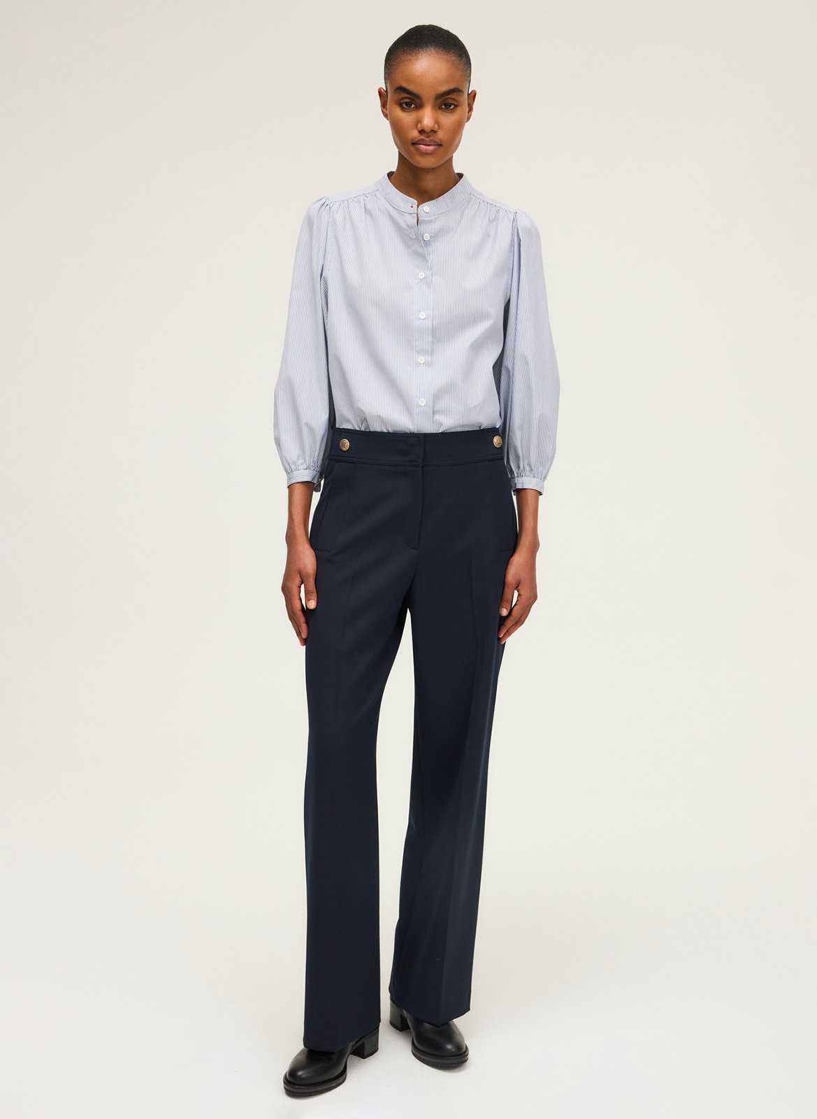 Carrot trousers PABLO Blue