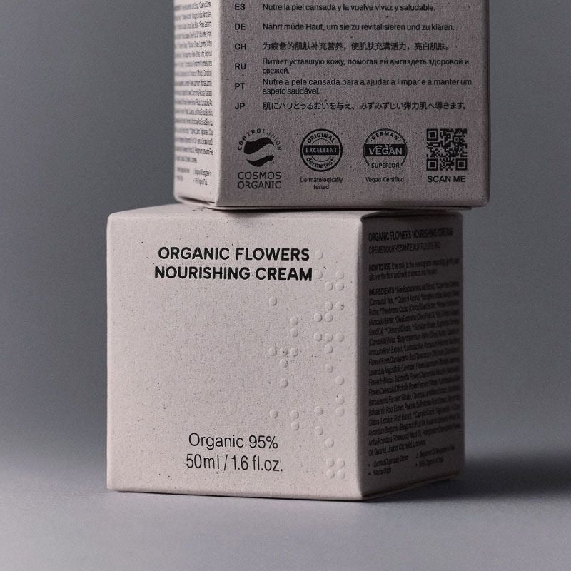 NOURISHING CREAM WITH ORGANIC FERMENTED FLOWERS WHAMISA No color