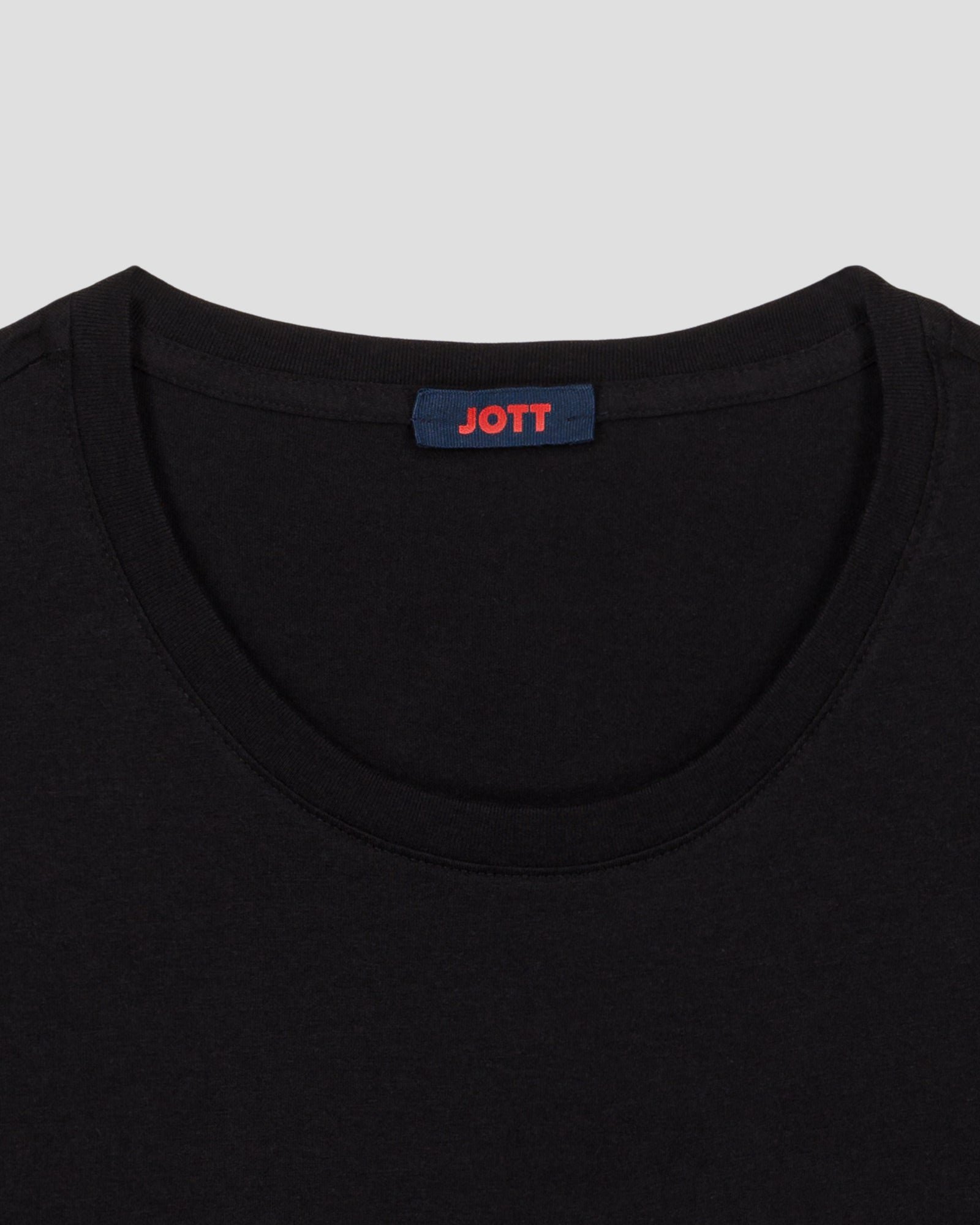 Lucia round neck t-shirt JOTT Black