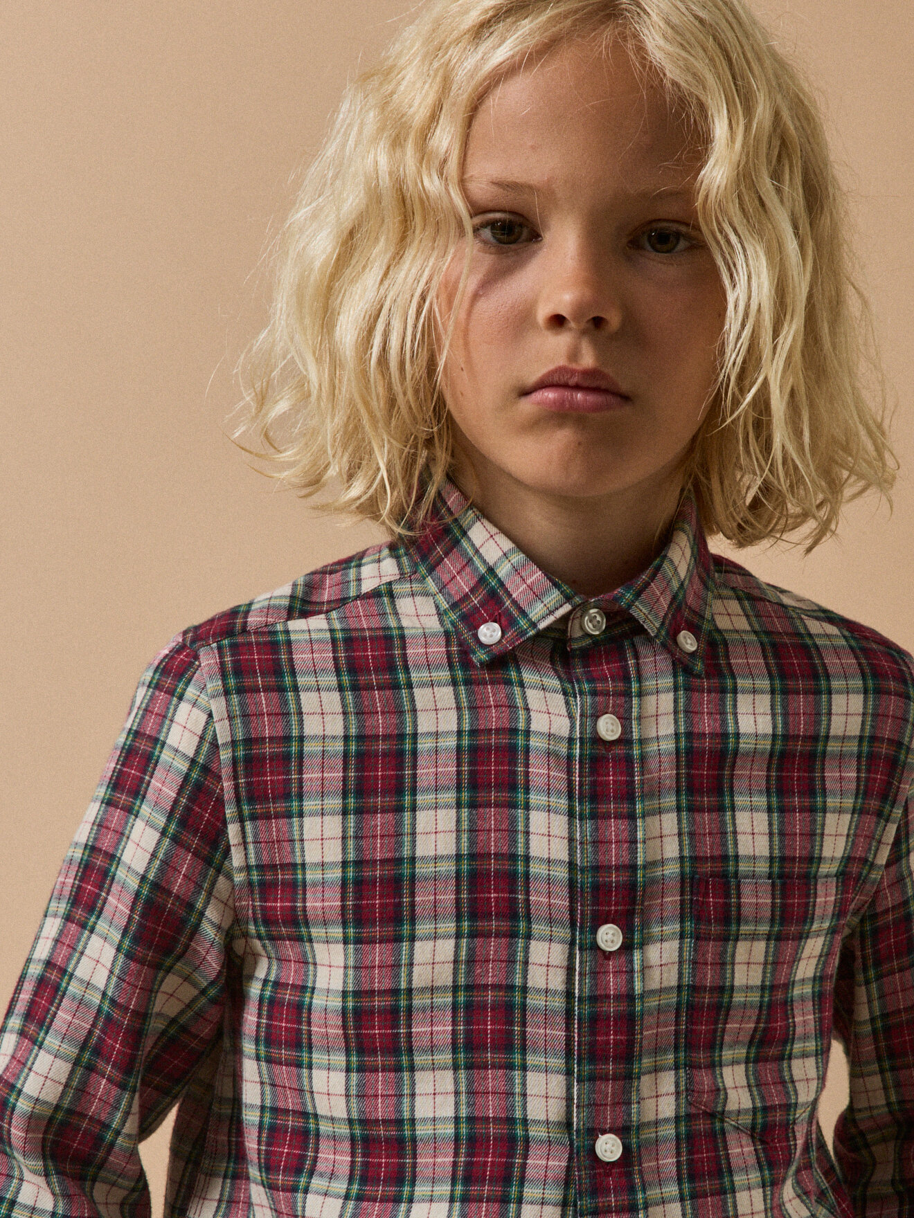 Flannel shirt CYRILLUS Blue