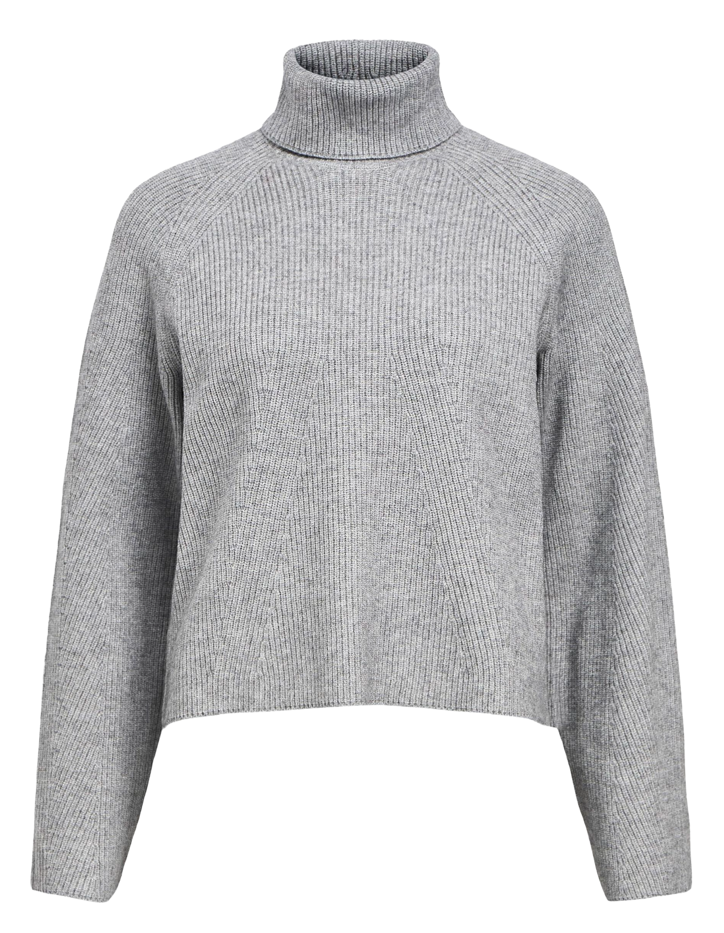 Rechte, gebreide coltrui OBJECT Grijs