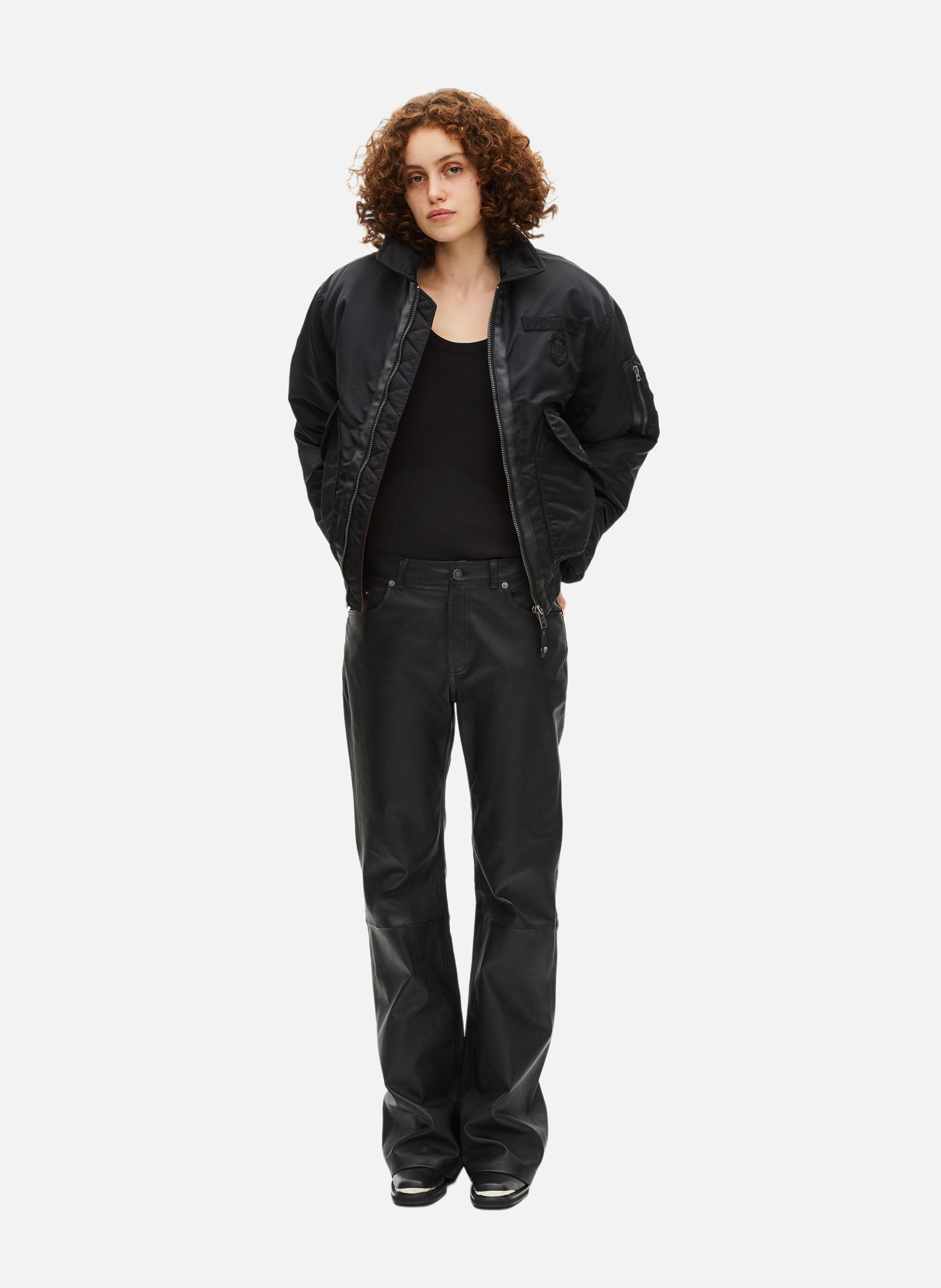 Aviator blouson jacket THE KOOPLES Black