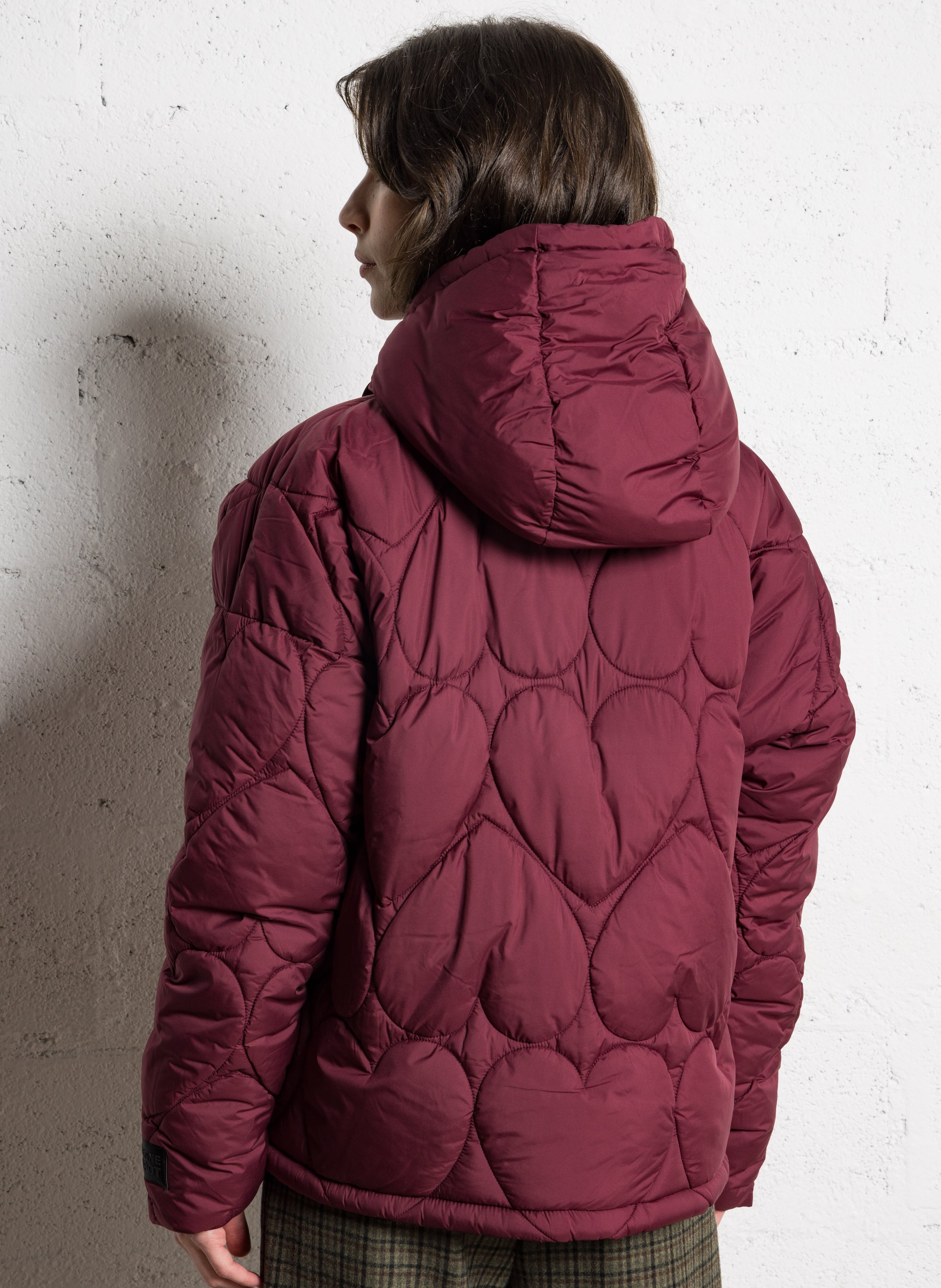 Oversized jas van synthetische bont FABIENNE CHAPOT Rood