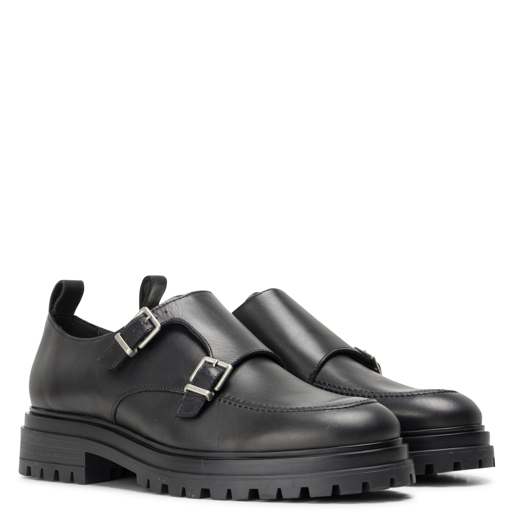 Arthus leather Derby shoes  IKKS Black