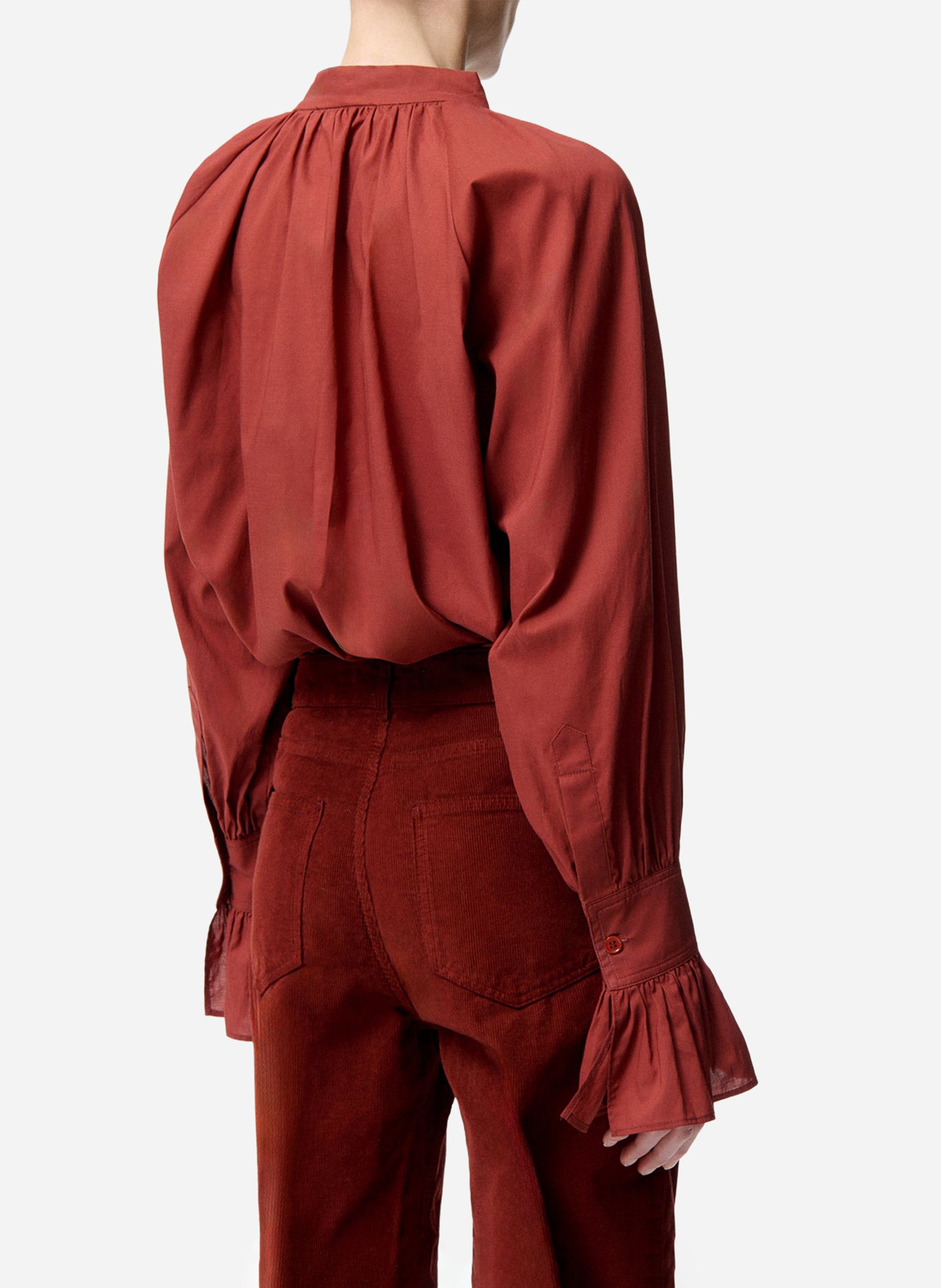 Pussy-bow blouse VANESSA BRUNO Red