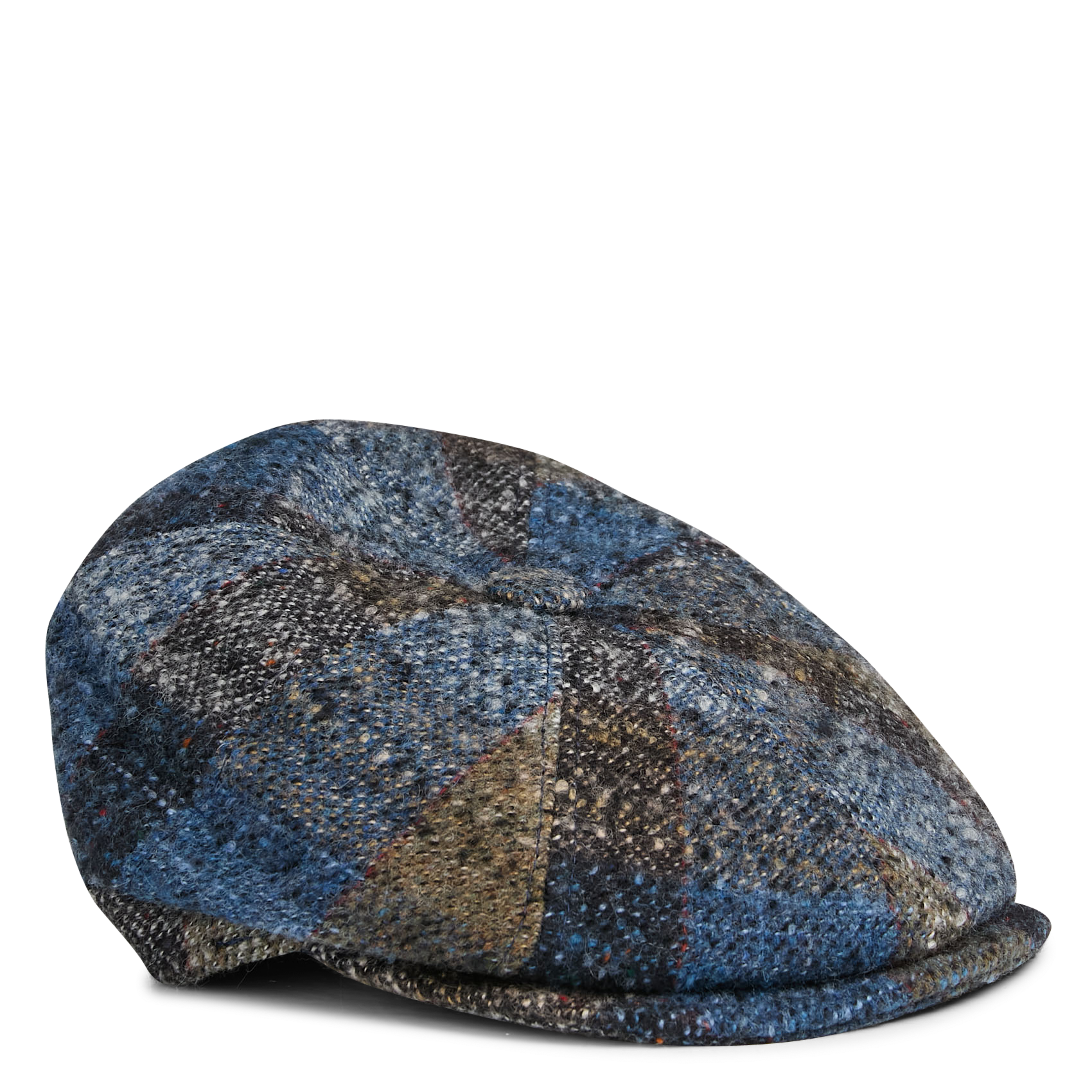 Béret casquette à enfiler en tweed SAISON 1865 Bleu