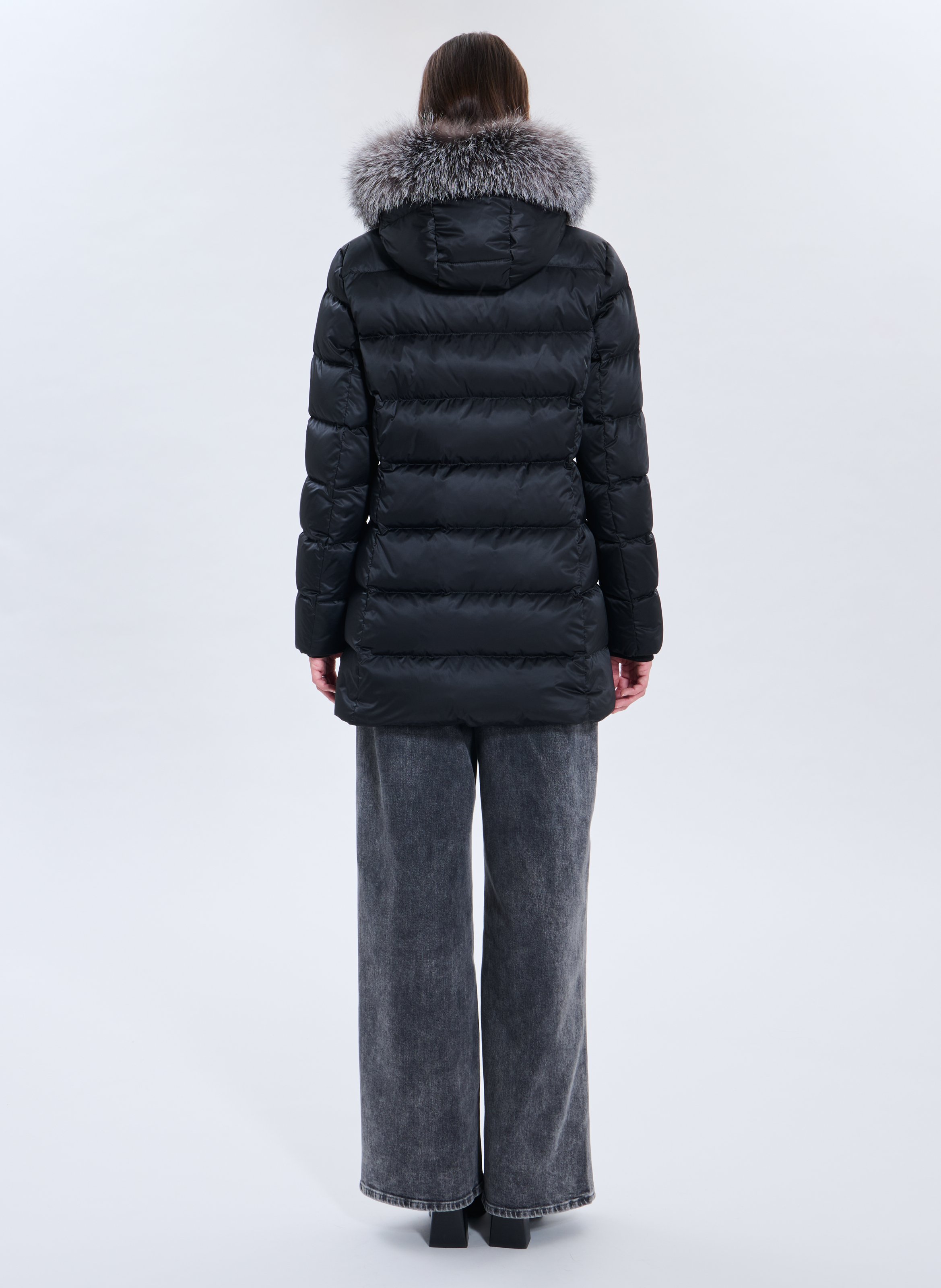 High-neck padded jacket ZAPA Black