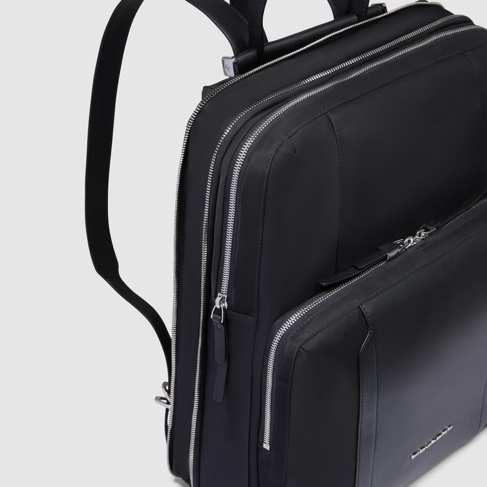 Expandable Laptop Backpack 15.6" PIQUADRO Black