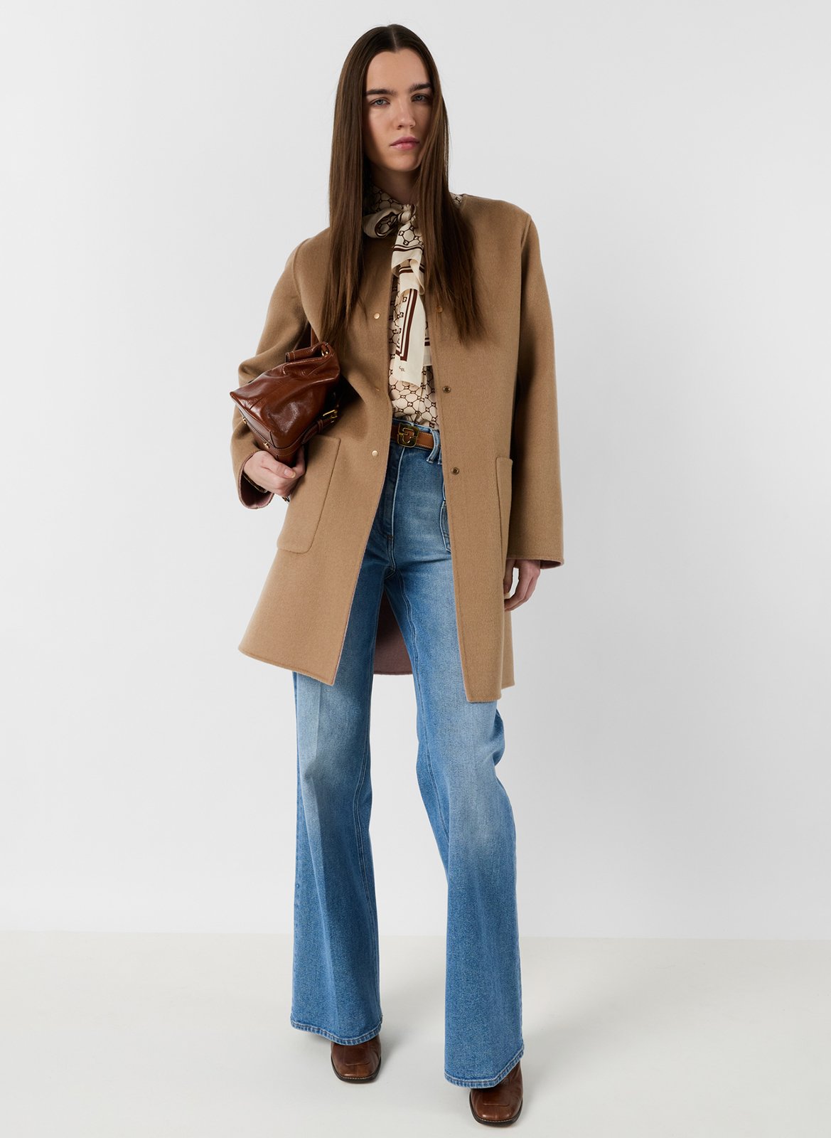 Wendbarer Wollmantel mit geradem Schnitt GERARD DAREL Rosa