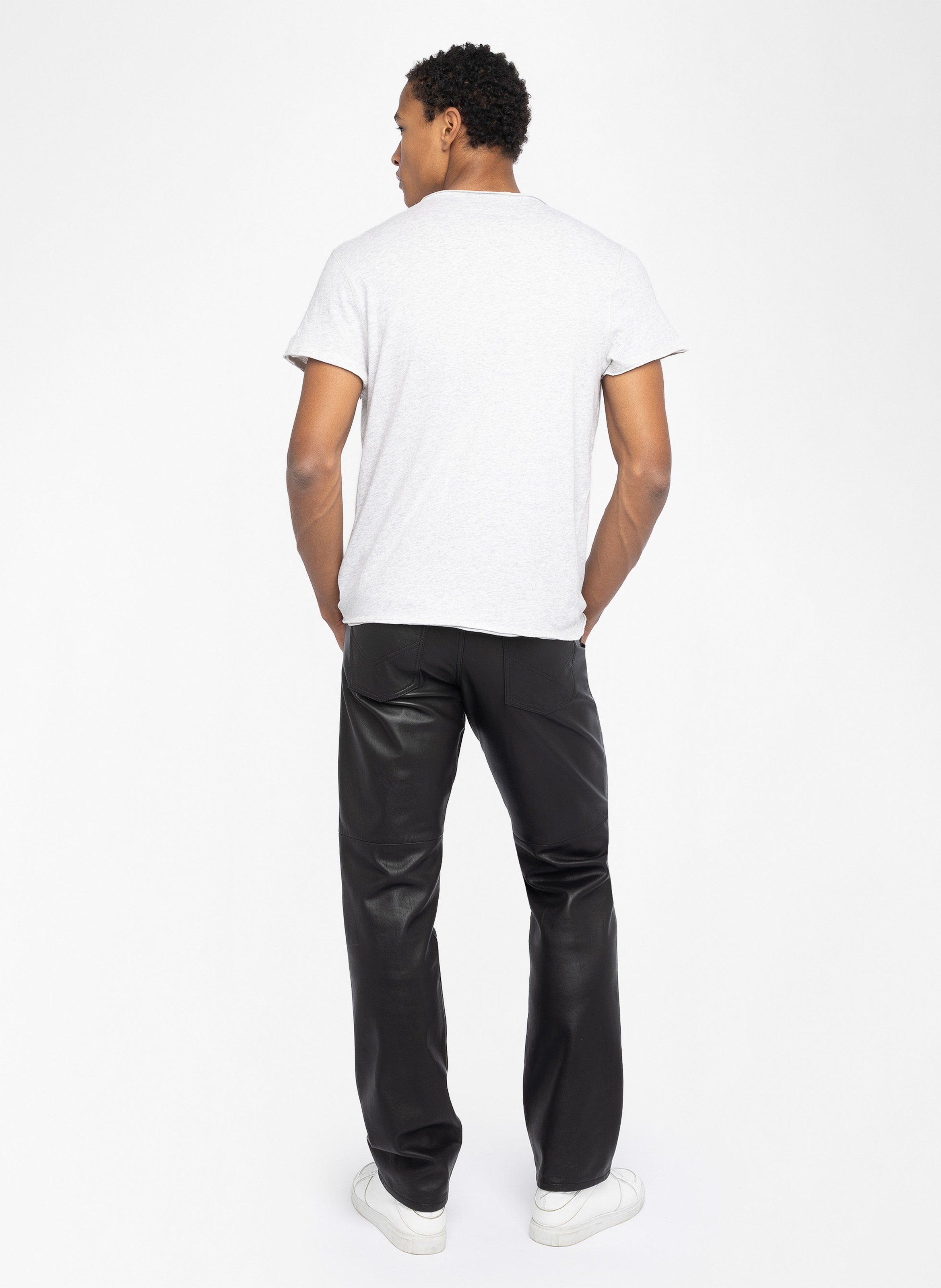 Gerade geschnittenes T-Shirt aus Baumwolle ZADIG&VOLTAIRE Grau