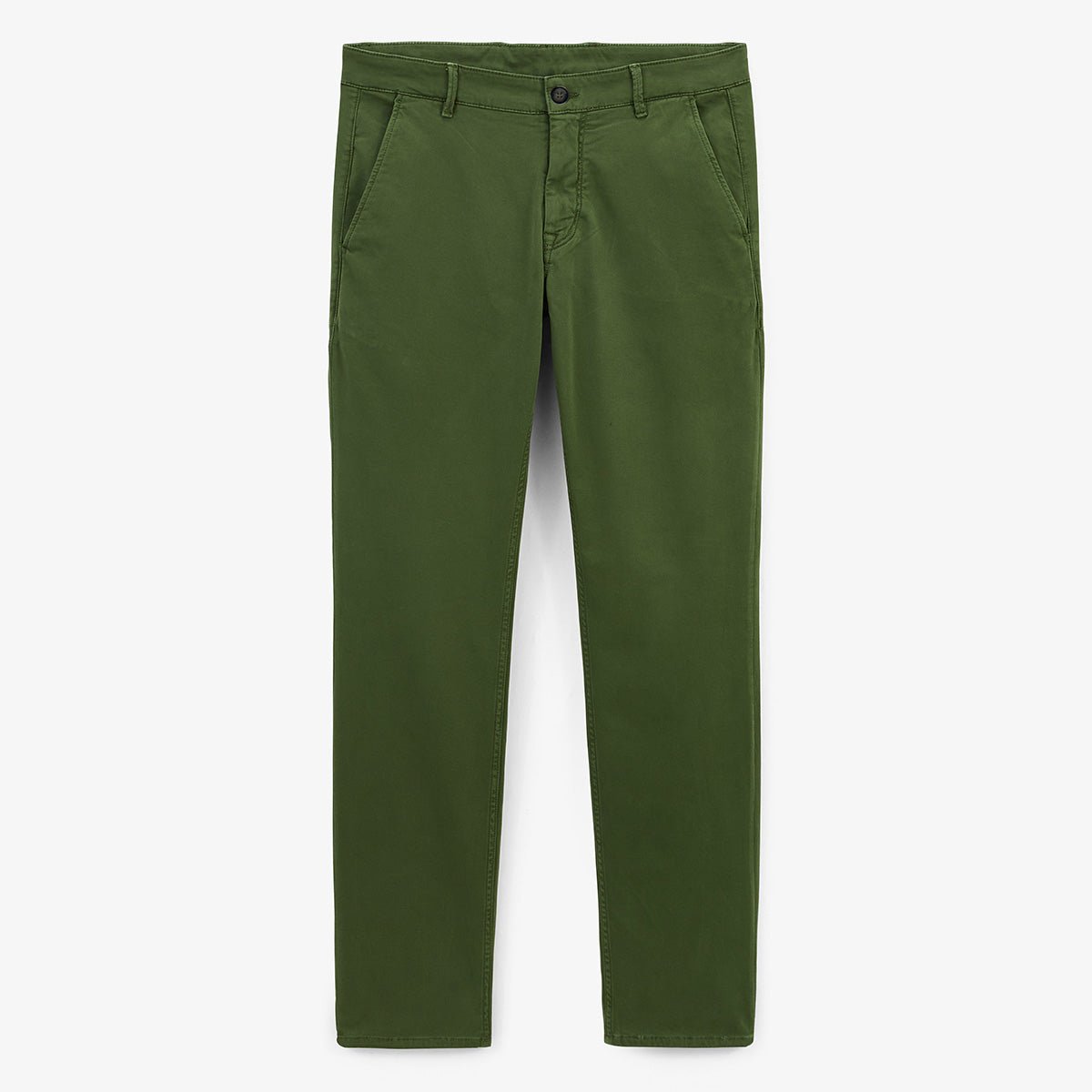Straight-cut chino trousers SERGE BLANCO Green