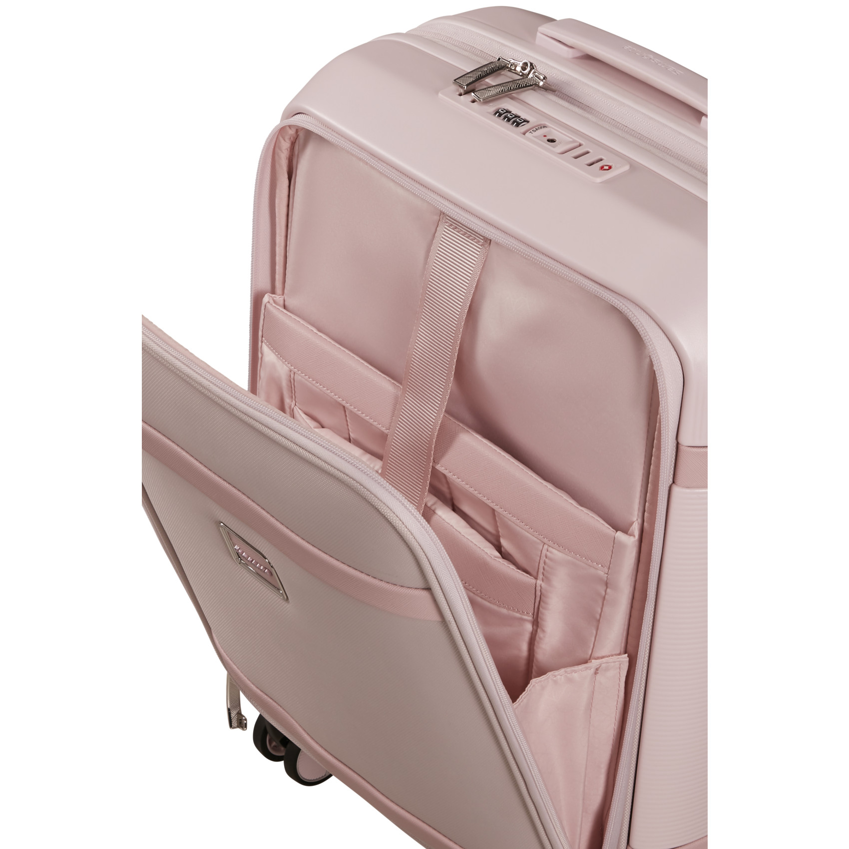 Image suitcase 4 wheels size small SAMSONITE Pink