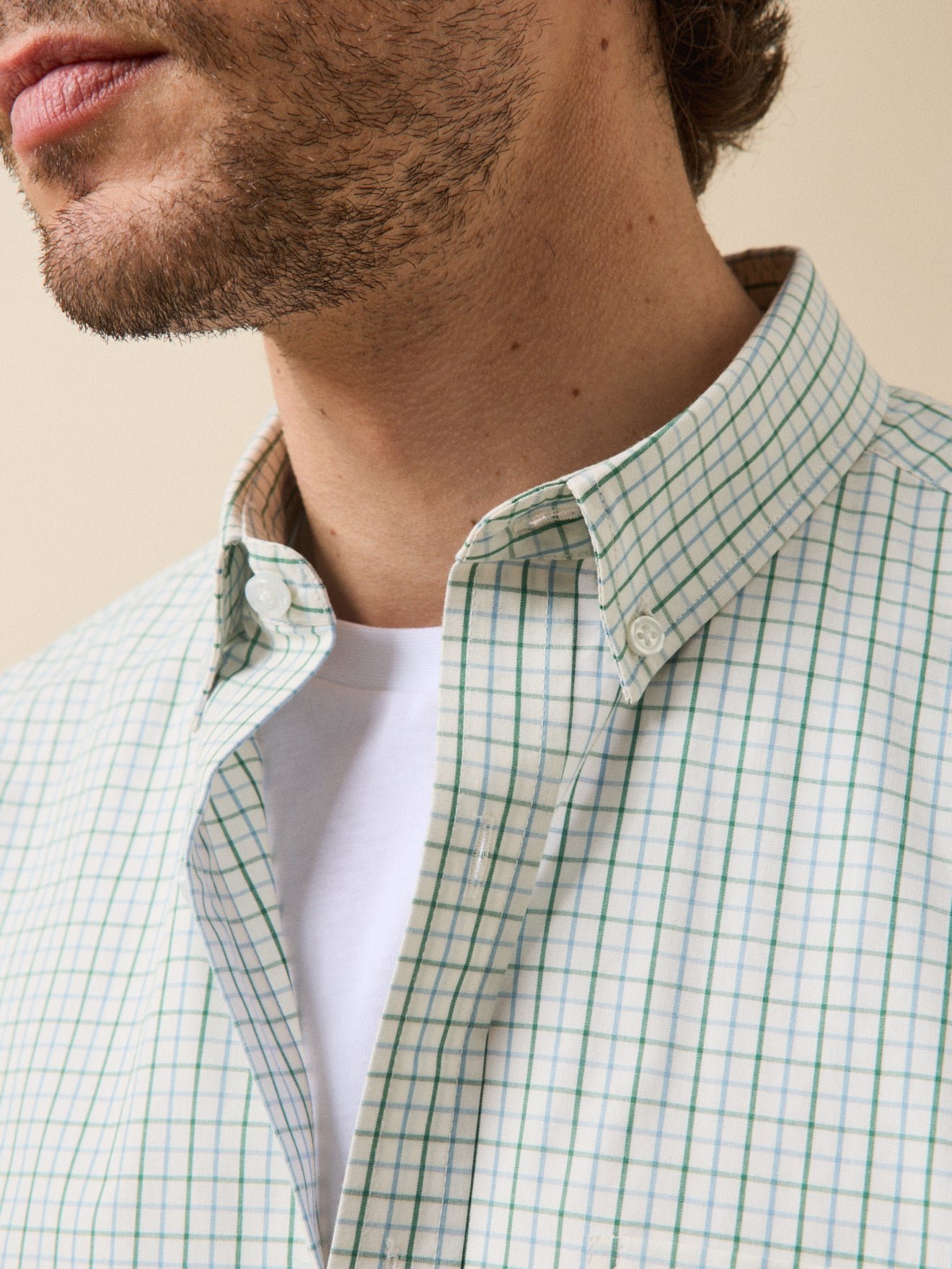 Contemporary cut tattersall check shirt CYRILLUS Blue