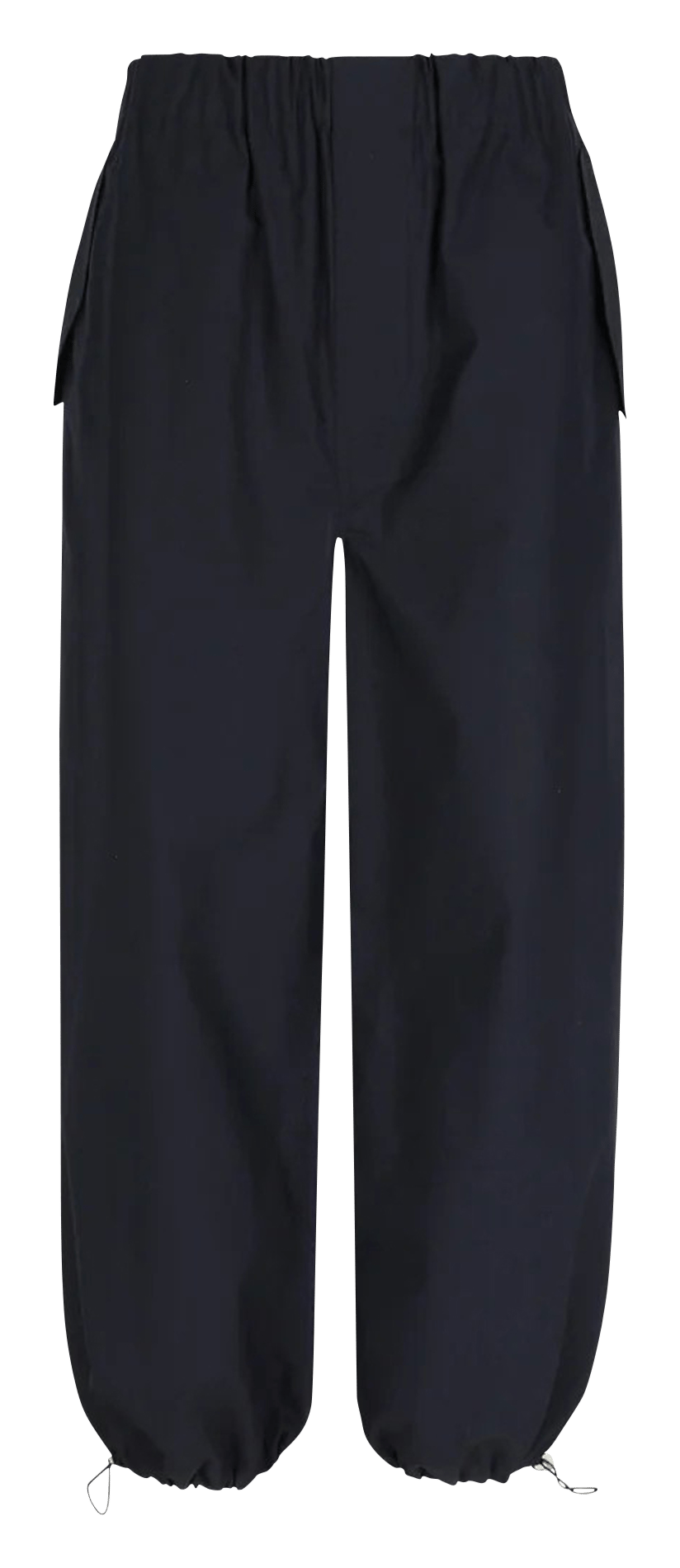 Elastische effen katoenen broek RAE ANTWERP Blauw