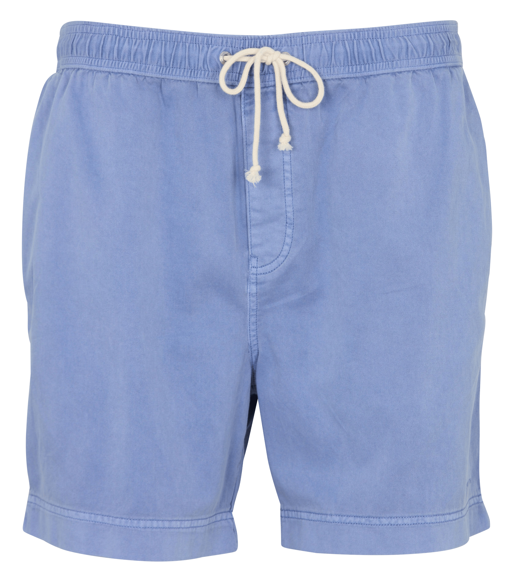 Korte elastische effen katoenen broek GANT Blauw