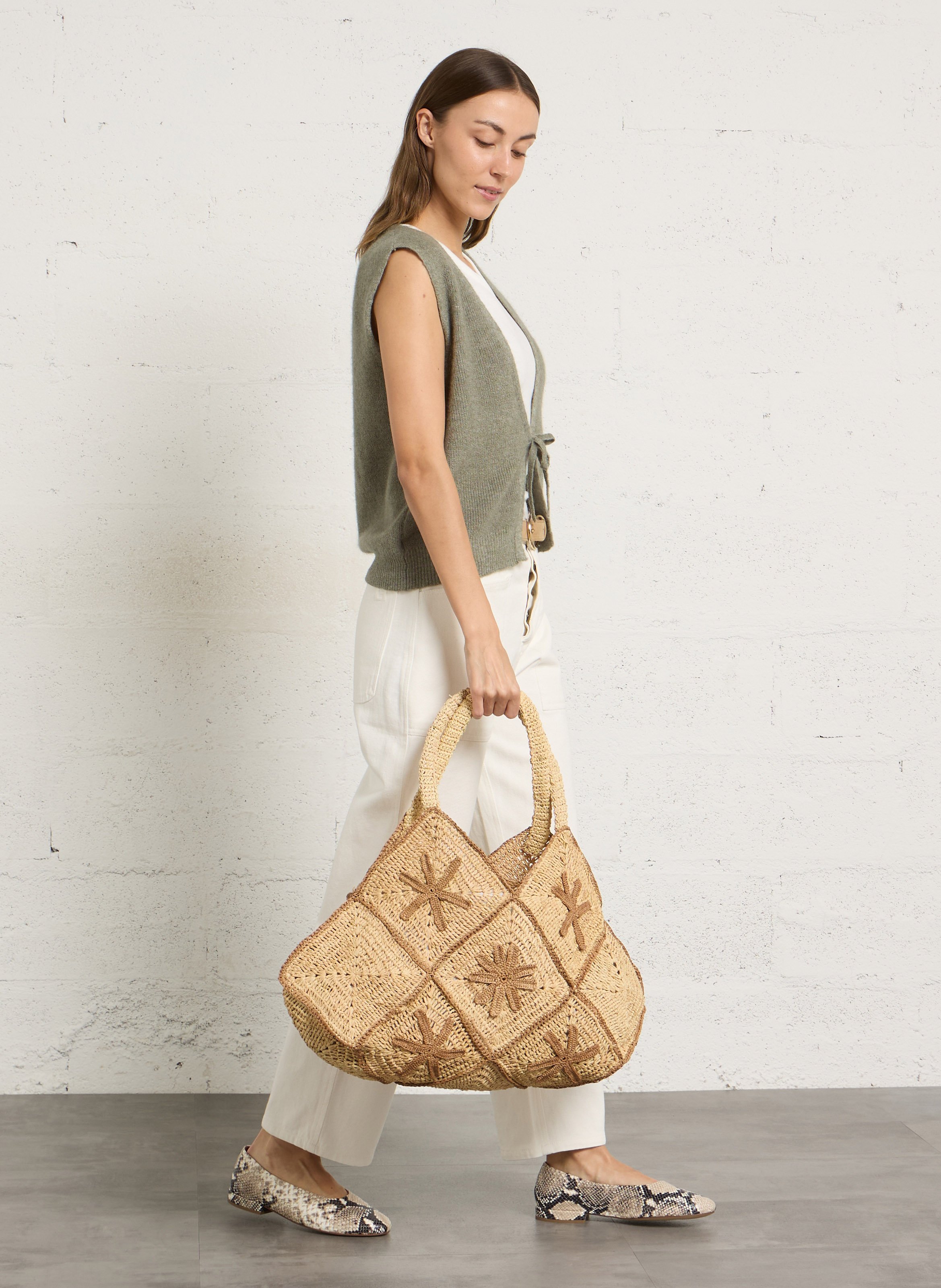 Cabas en raphia  CAMALYA Beige