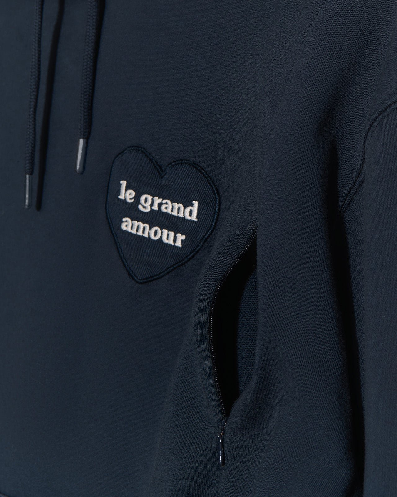 Organic cotton breastfeeding hoodie - The Great Love EMOI EMOI Blue