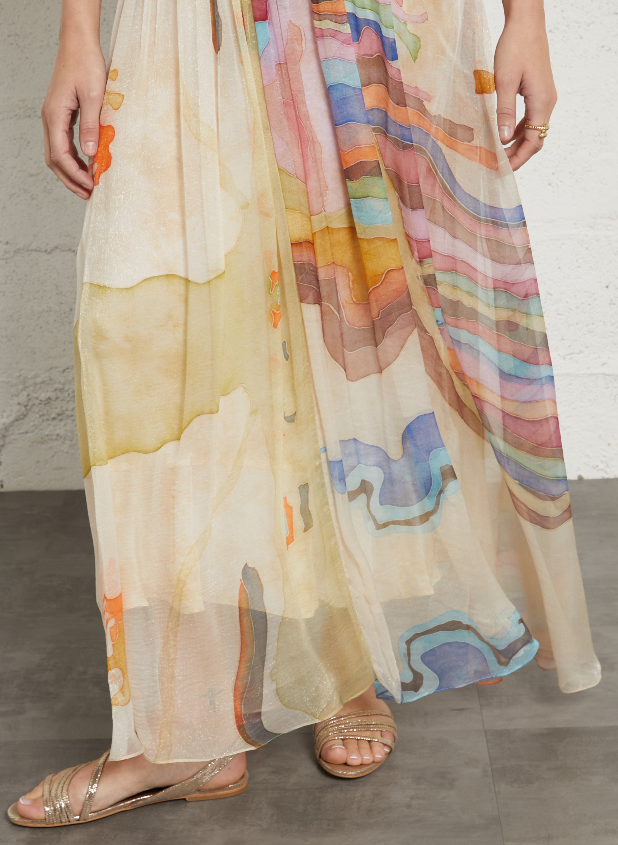 Long straight dress MES DEMOISELLES Multicolored