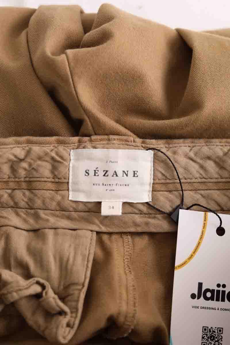 Pantalon droit SEZANE - Seconde main Marron