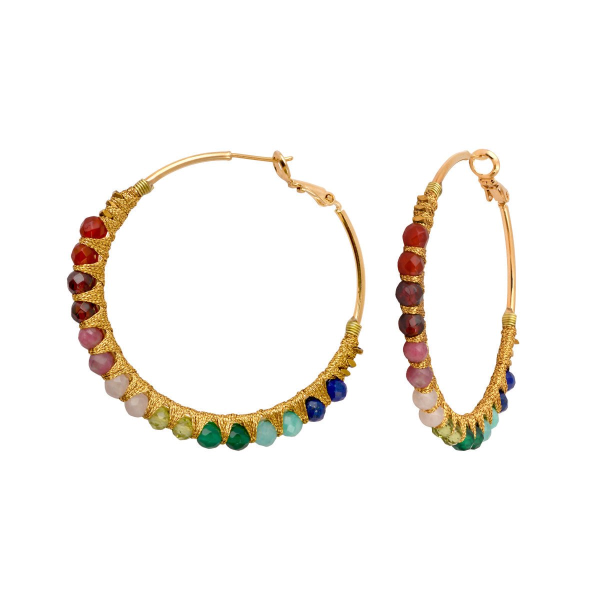 Hoop earrings SATELLITE PARIS Multicolored