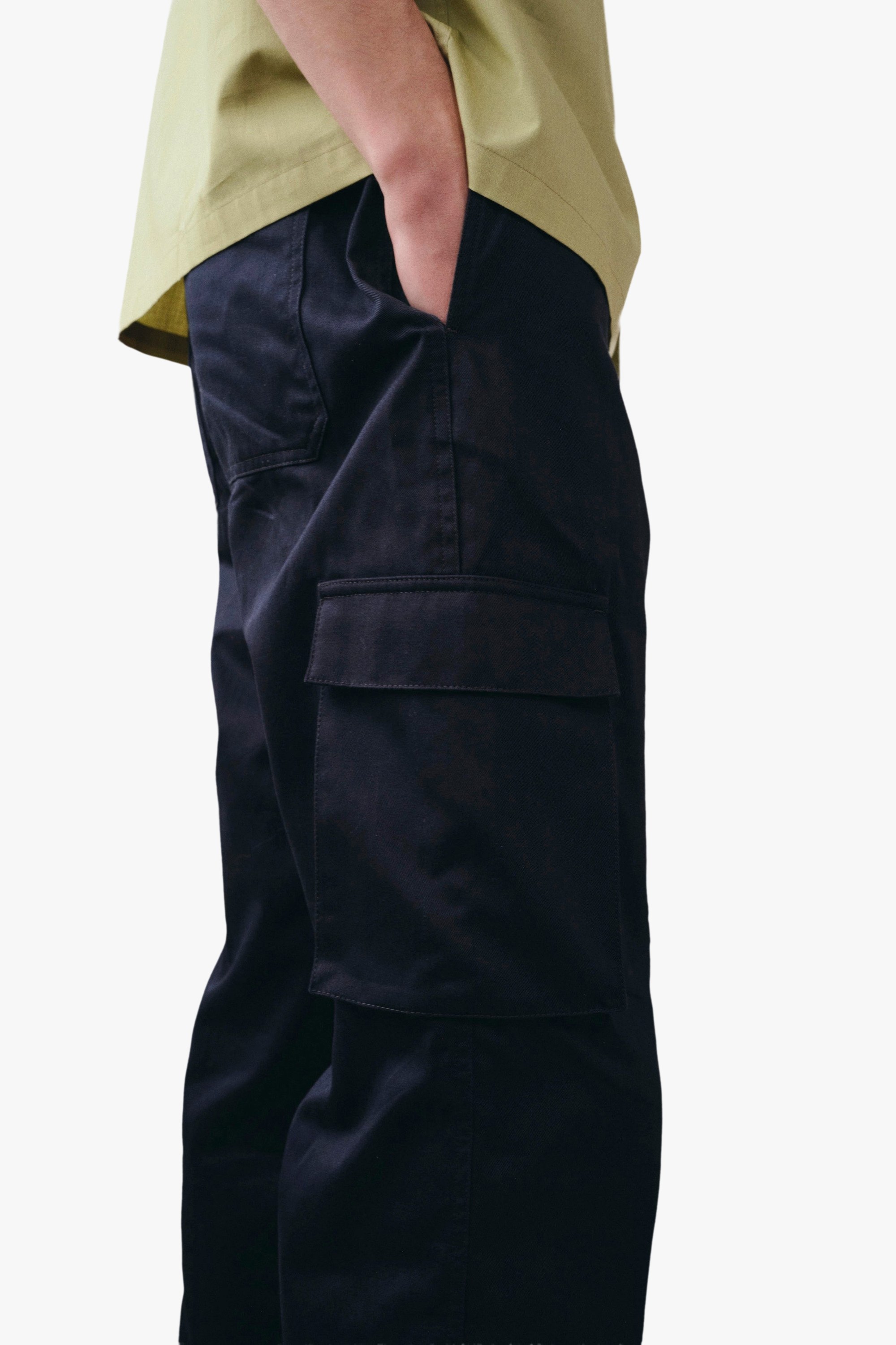 Wide military cargo pants Noyoco Blue