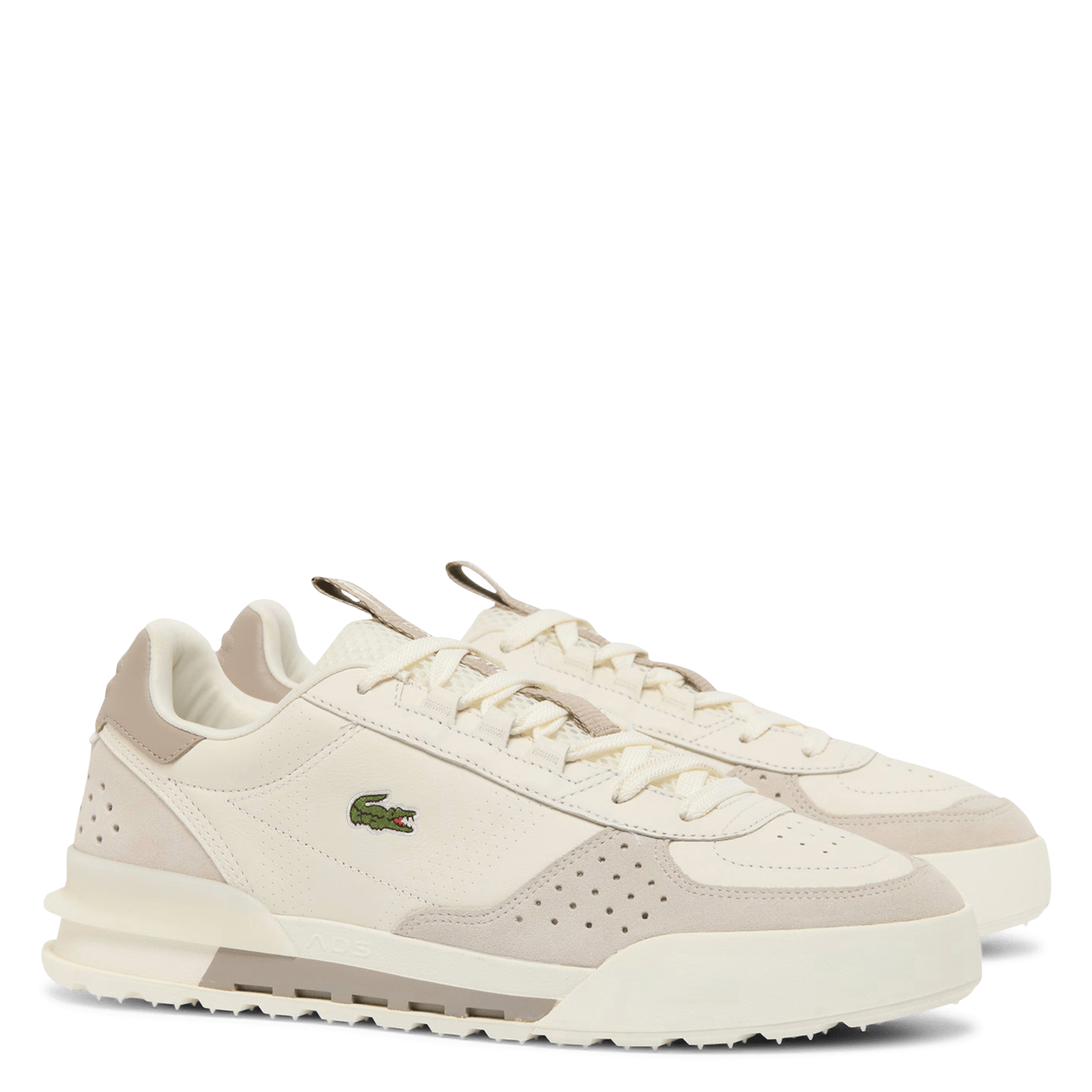 Baskets basses en cuir LACOSTE Blanc