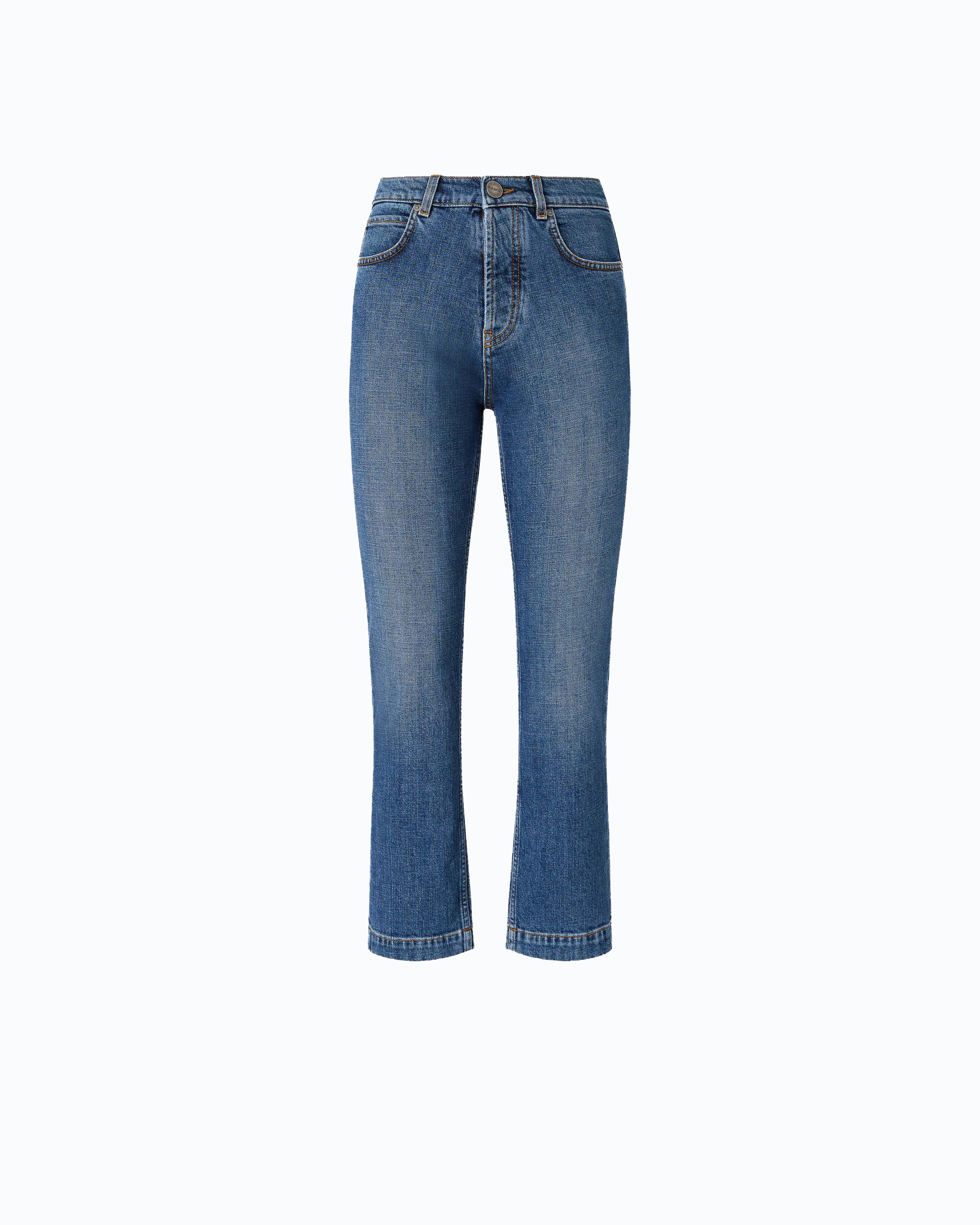 Jean slim cropped PINKO Bleu
