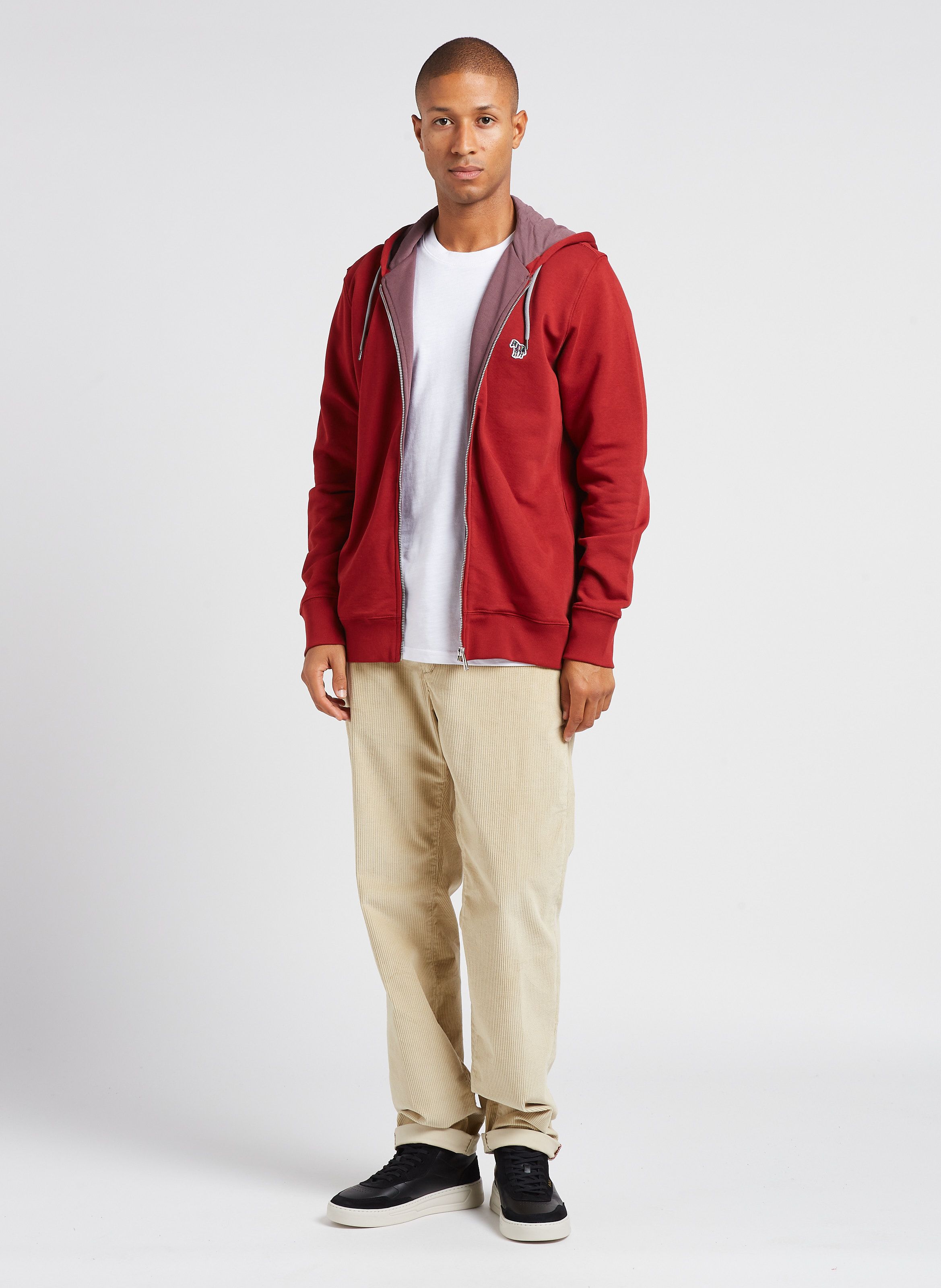 Red Cotton hoodie