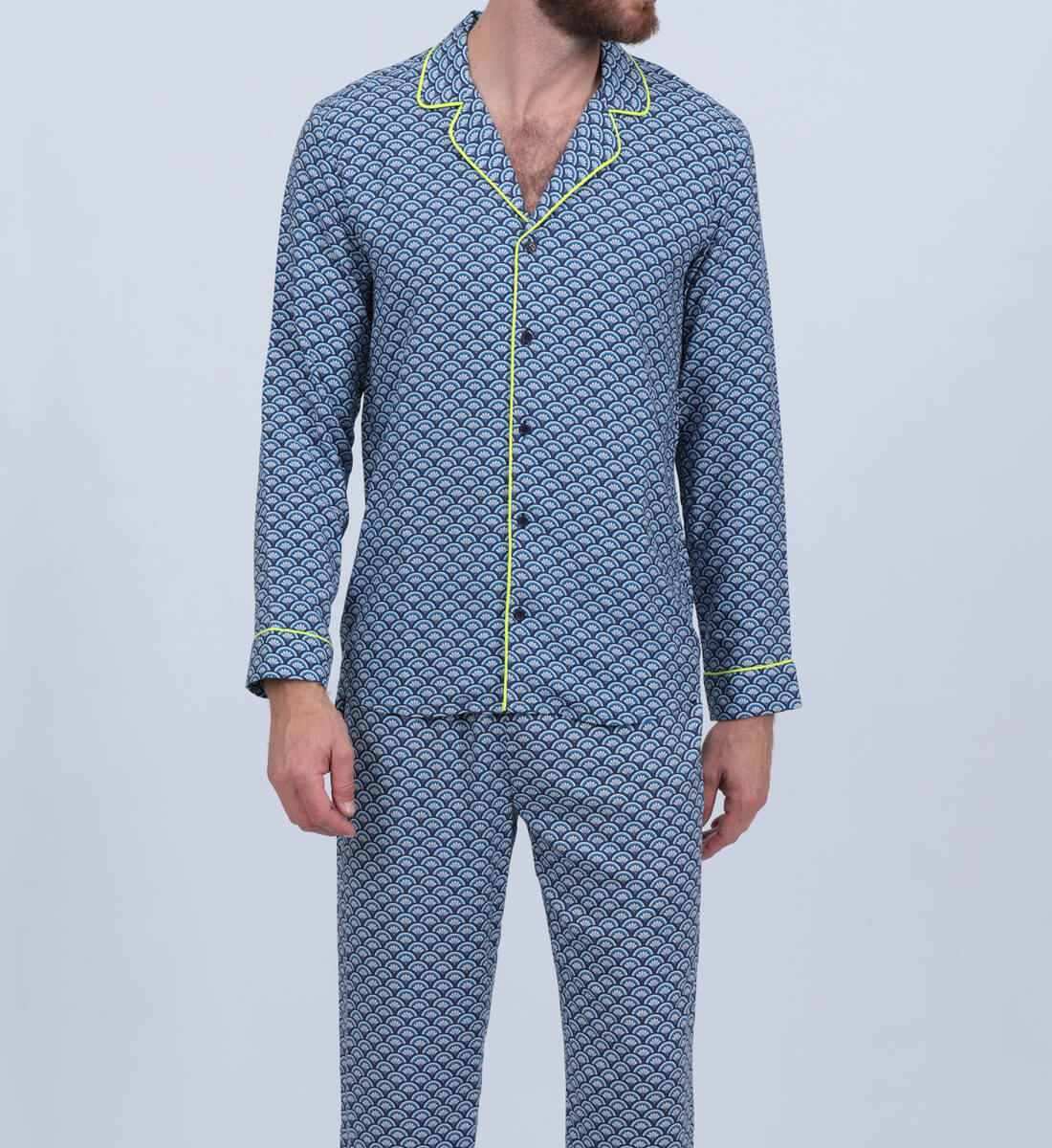 Kyoto pajamas GILI'S Blue