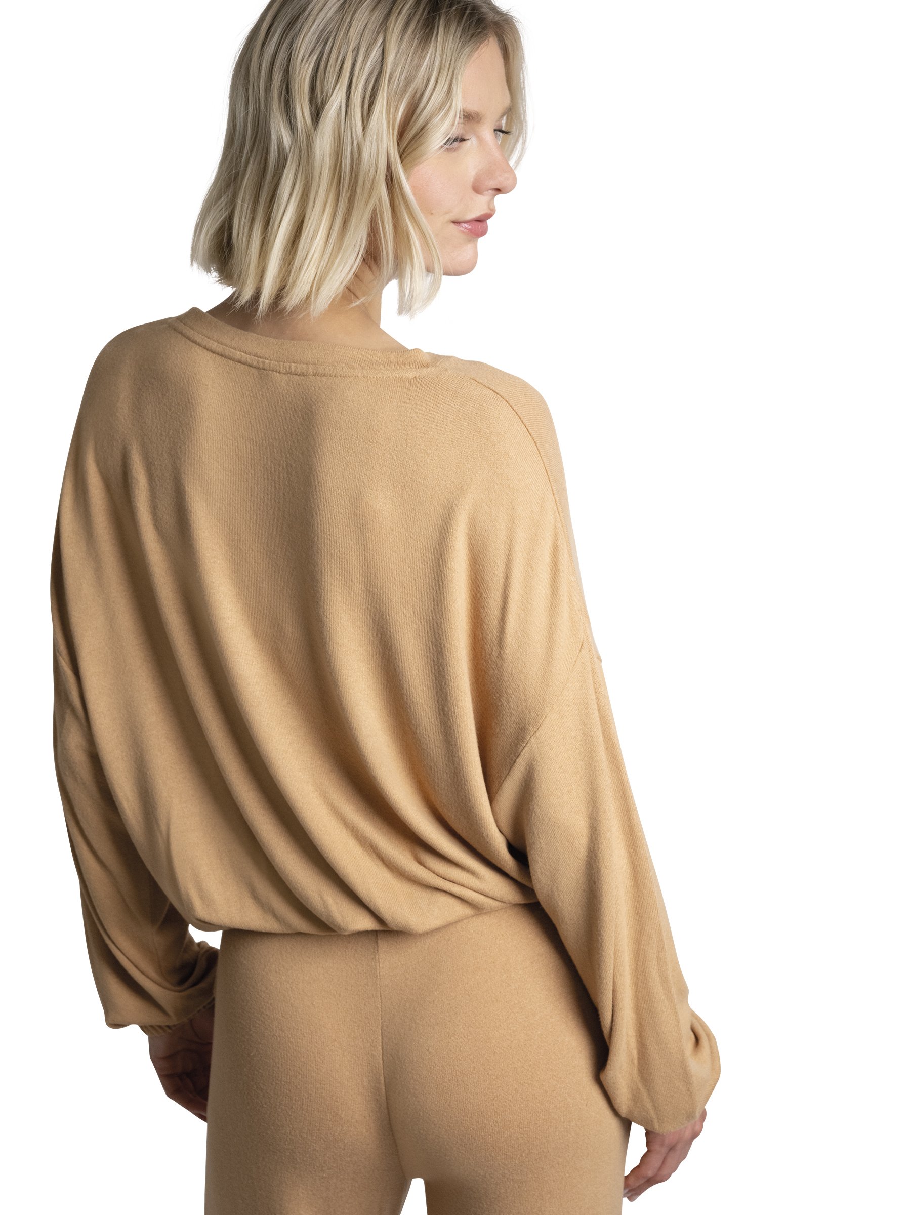 Long-sleeve pyjama t-shirt PASSIONATA Brown