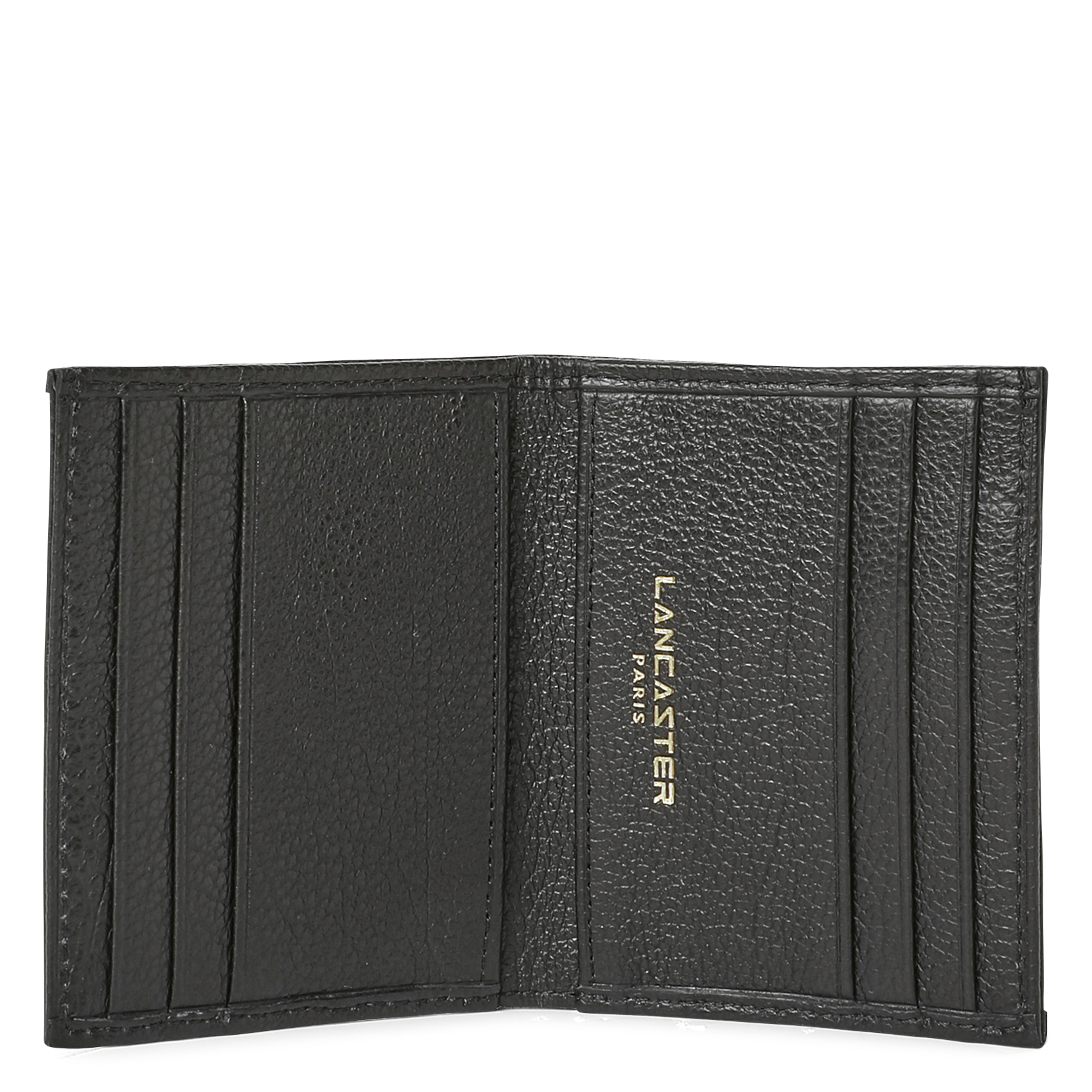 Porte-cartes en cuir LANCASTER PARIS Noir