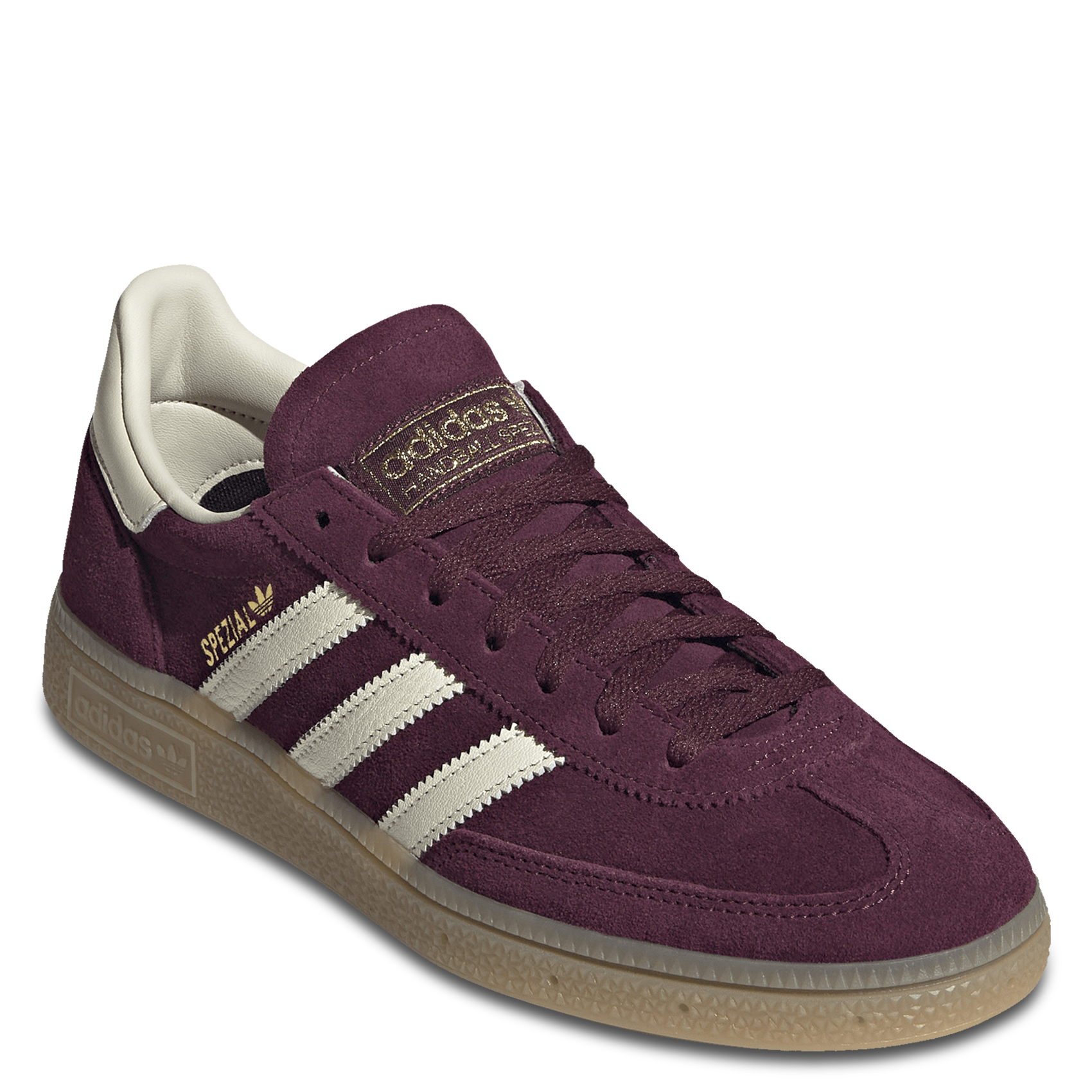 Baskets basses en cuir velours ADIDAS Rouge