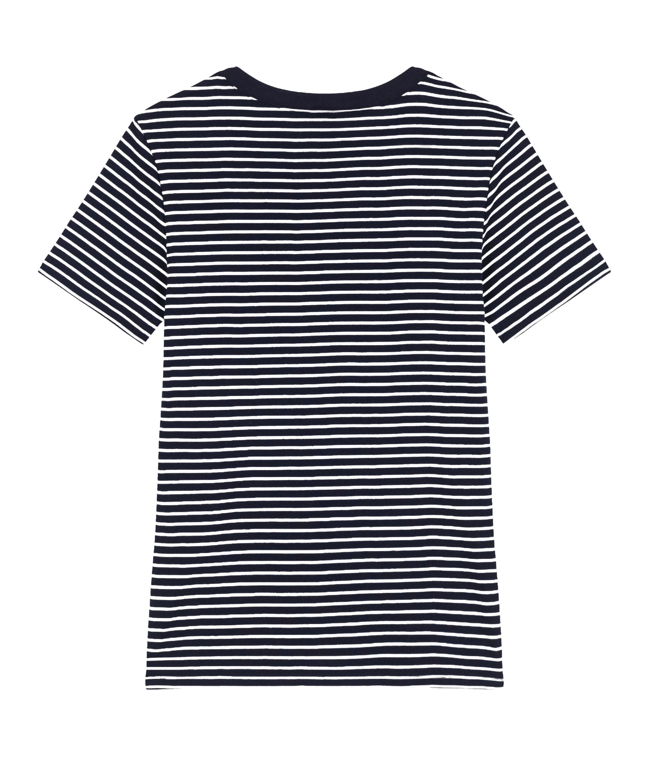 Gerade geschnittenes Baumwoll-T-Shirt mit Streifen PETIT BATEAU Mehrfarbig