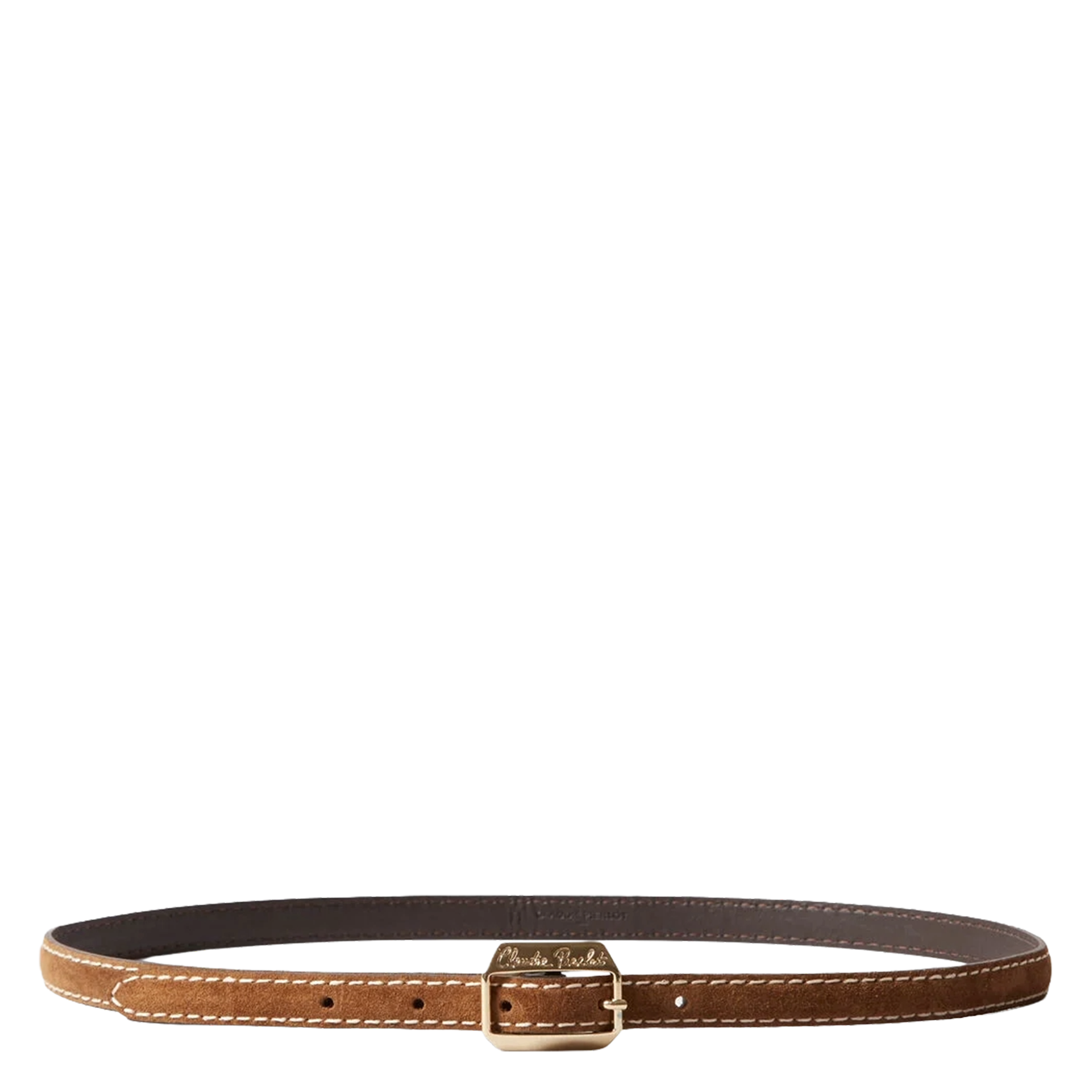Ceinture en cuir CLAUDIE PIERLOT Beige