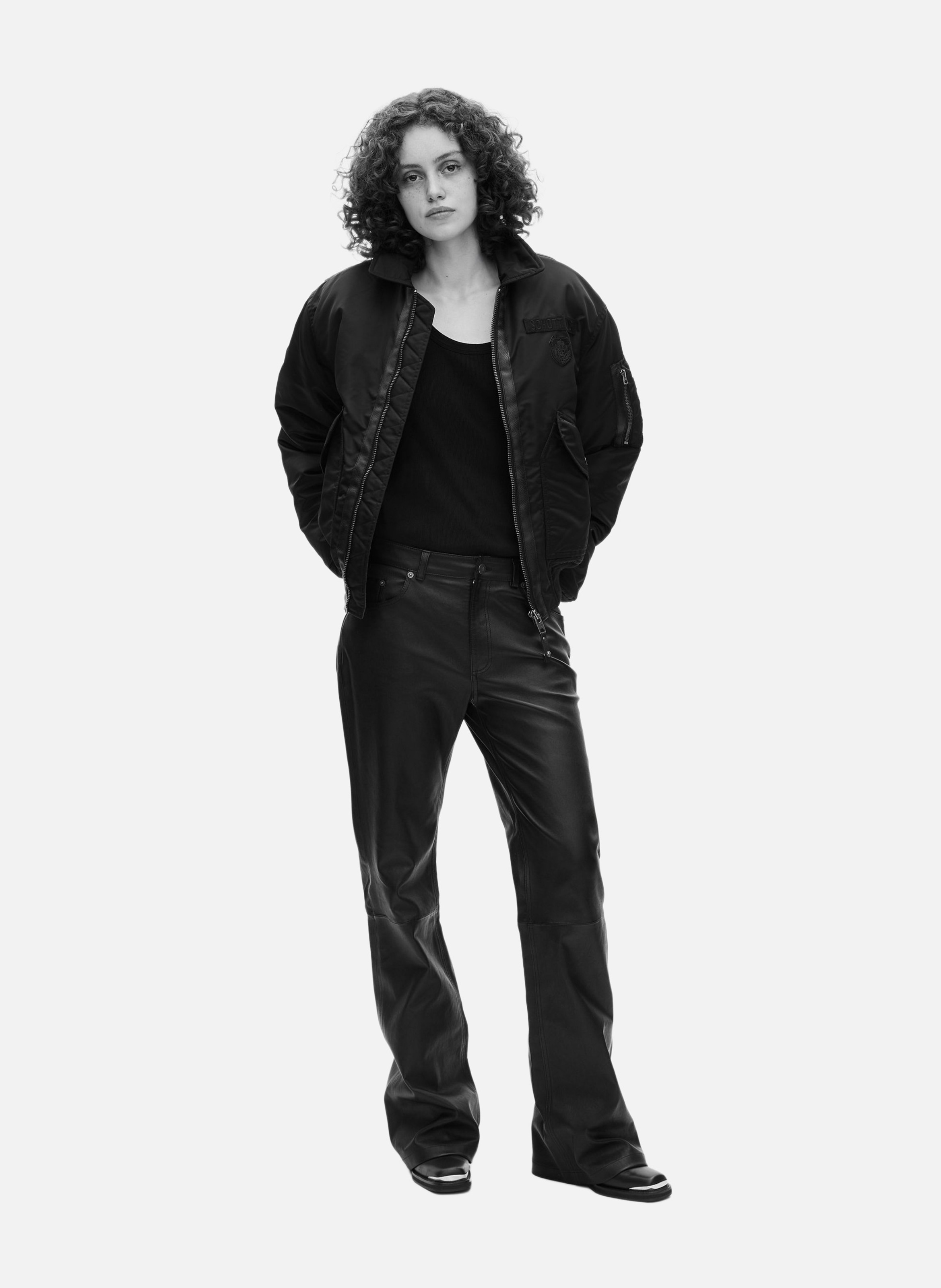 Aviator blouson jacket THE KOOPLES Black